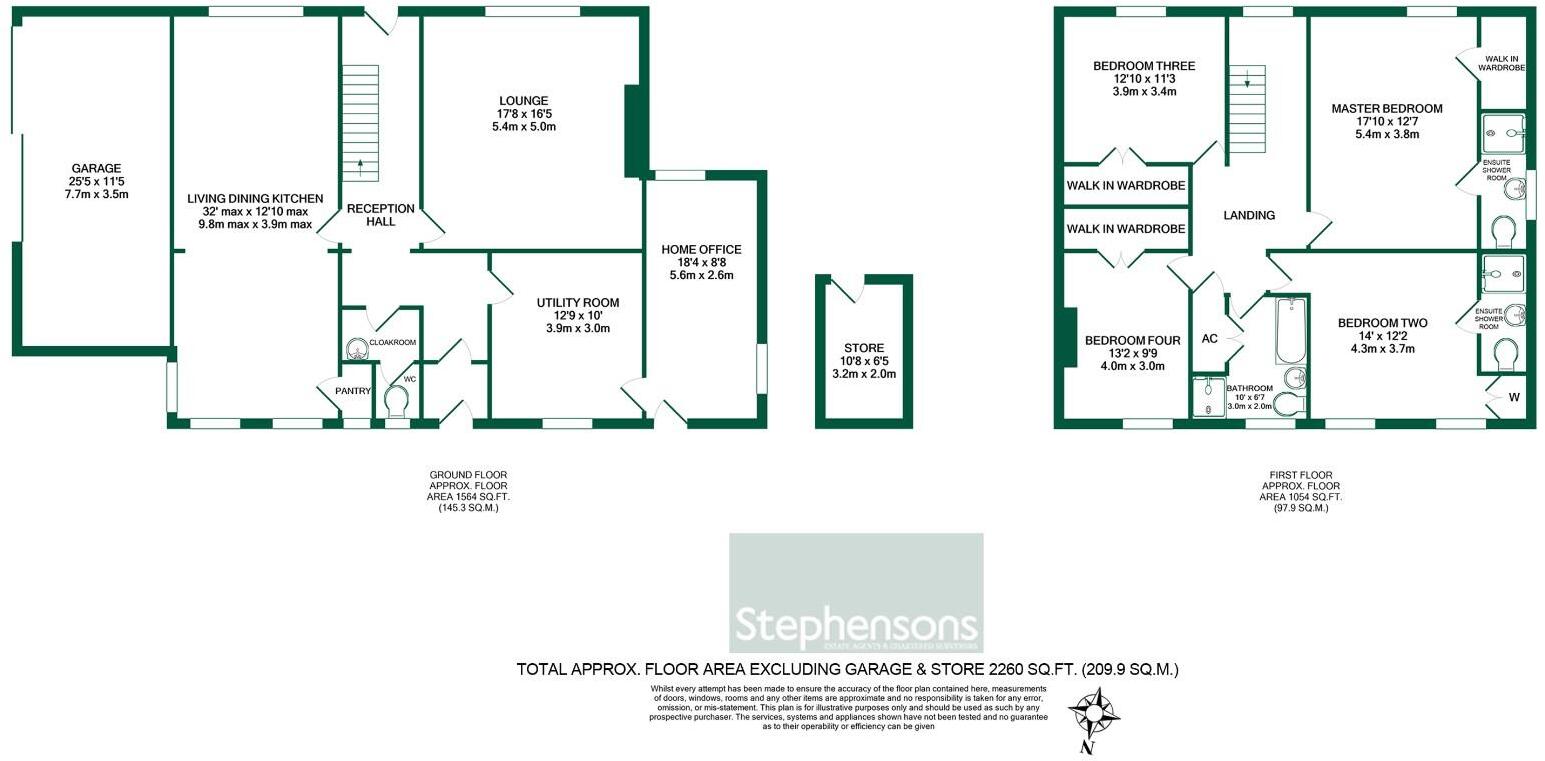 The Green, North Deighton, Wetherby floorplan