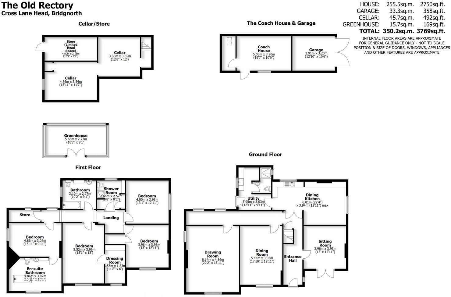 The Old Rectory, Cross Lane Head, Bridgnorth floorplan