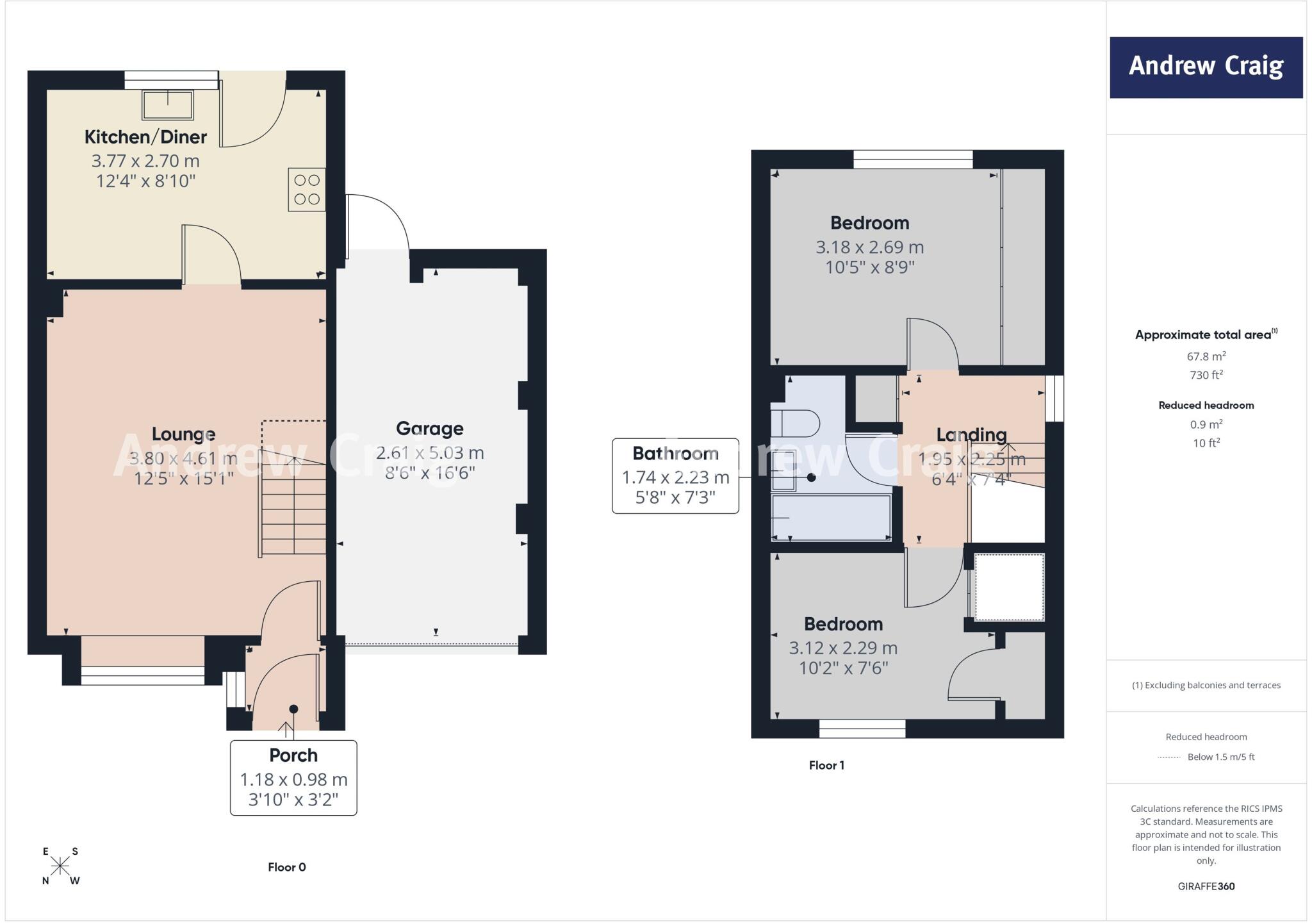 Beacon Glade, South Shields floorplan