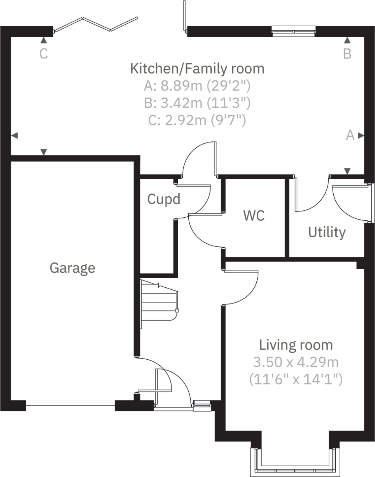 Victoria Road,
Warminster,
BA12 8GP floorplan