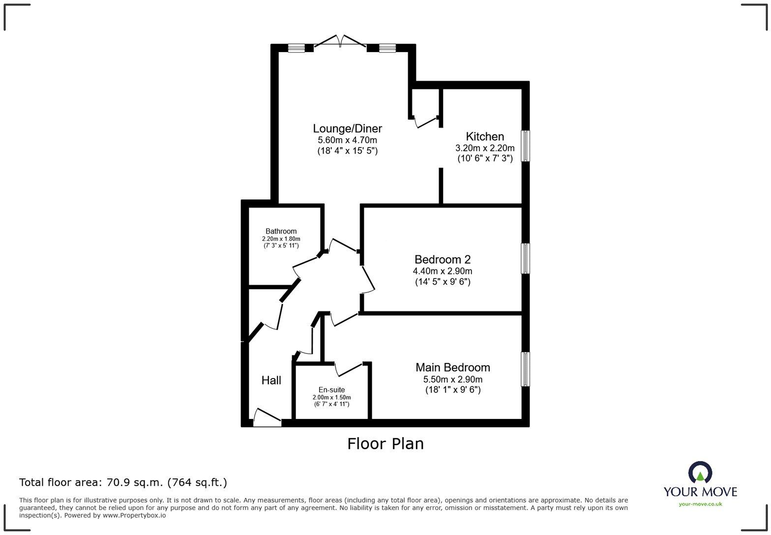 Hazlitt Drive, Maidstone, Kent, ME16 floorplan