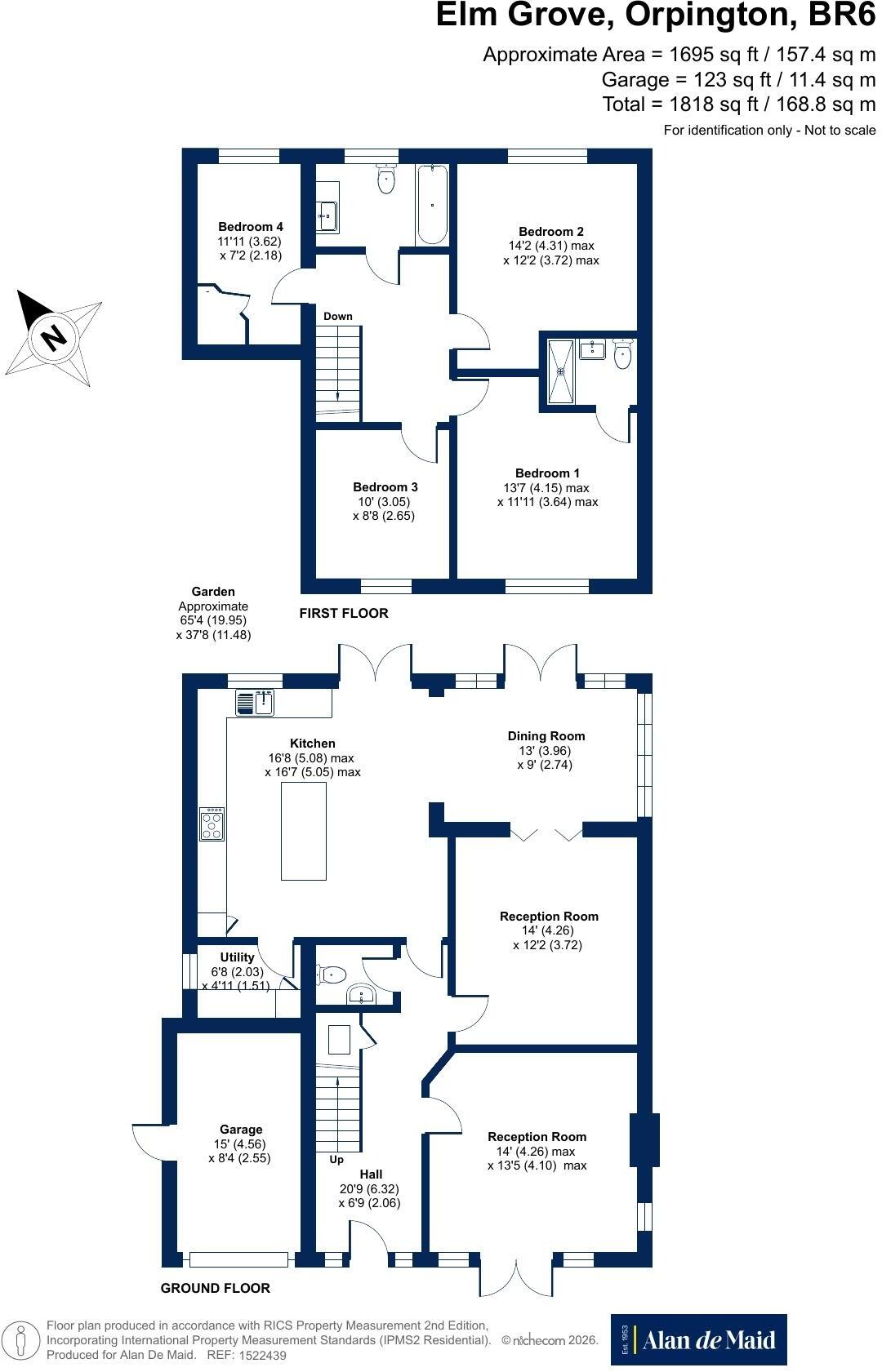 Elm Grove, Orpington floorplan