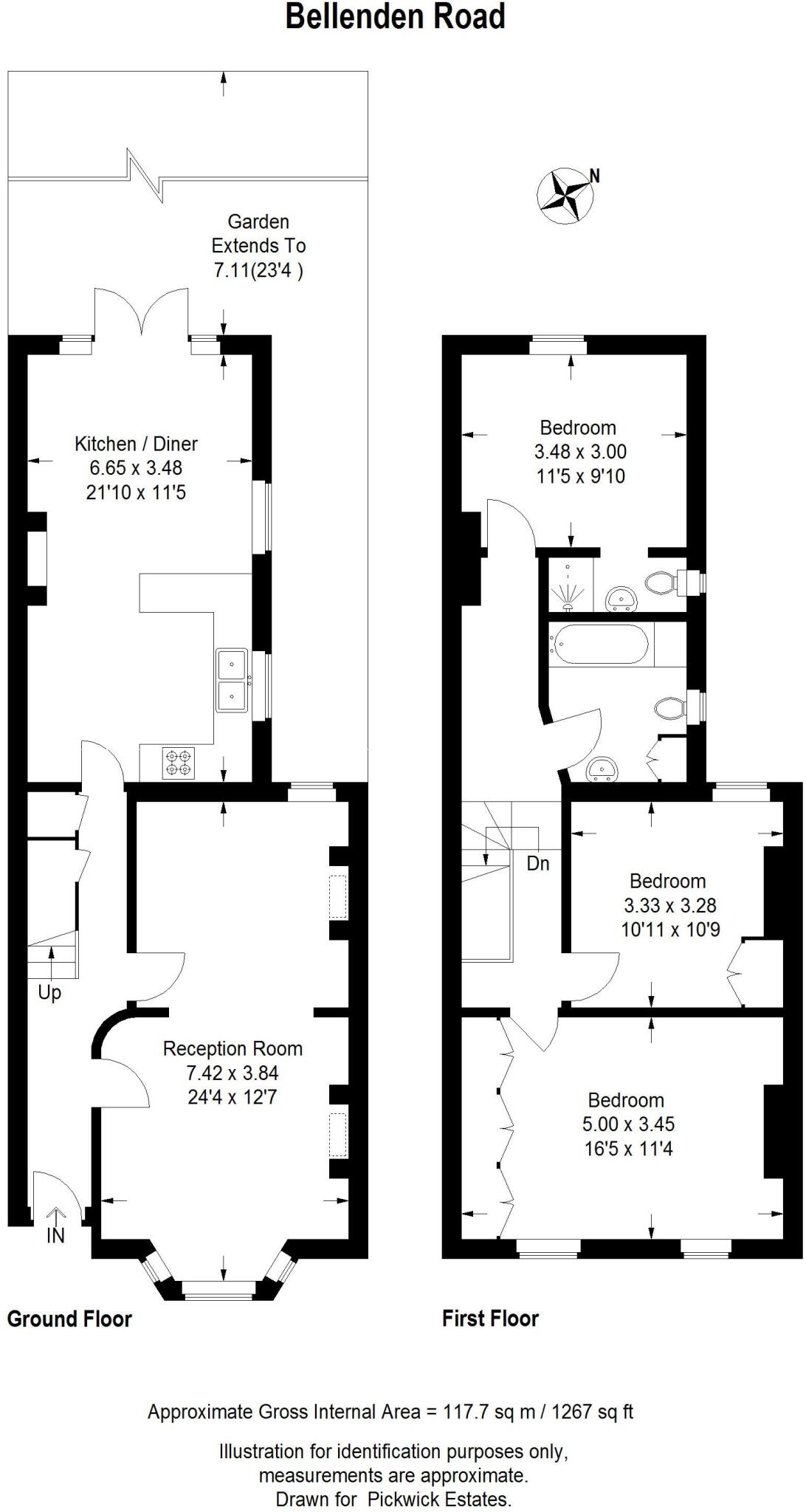 Bellenden Road floorplan