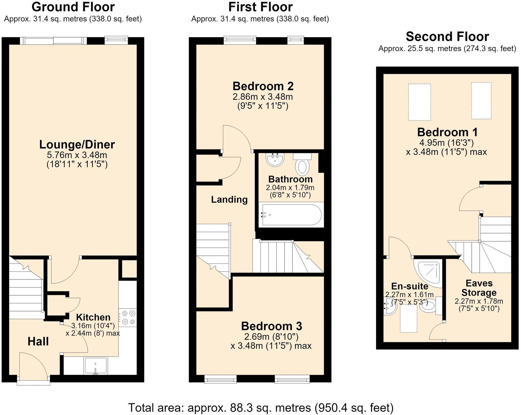 Kegworth Road, Gotham, NG11 floorplan