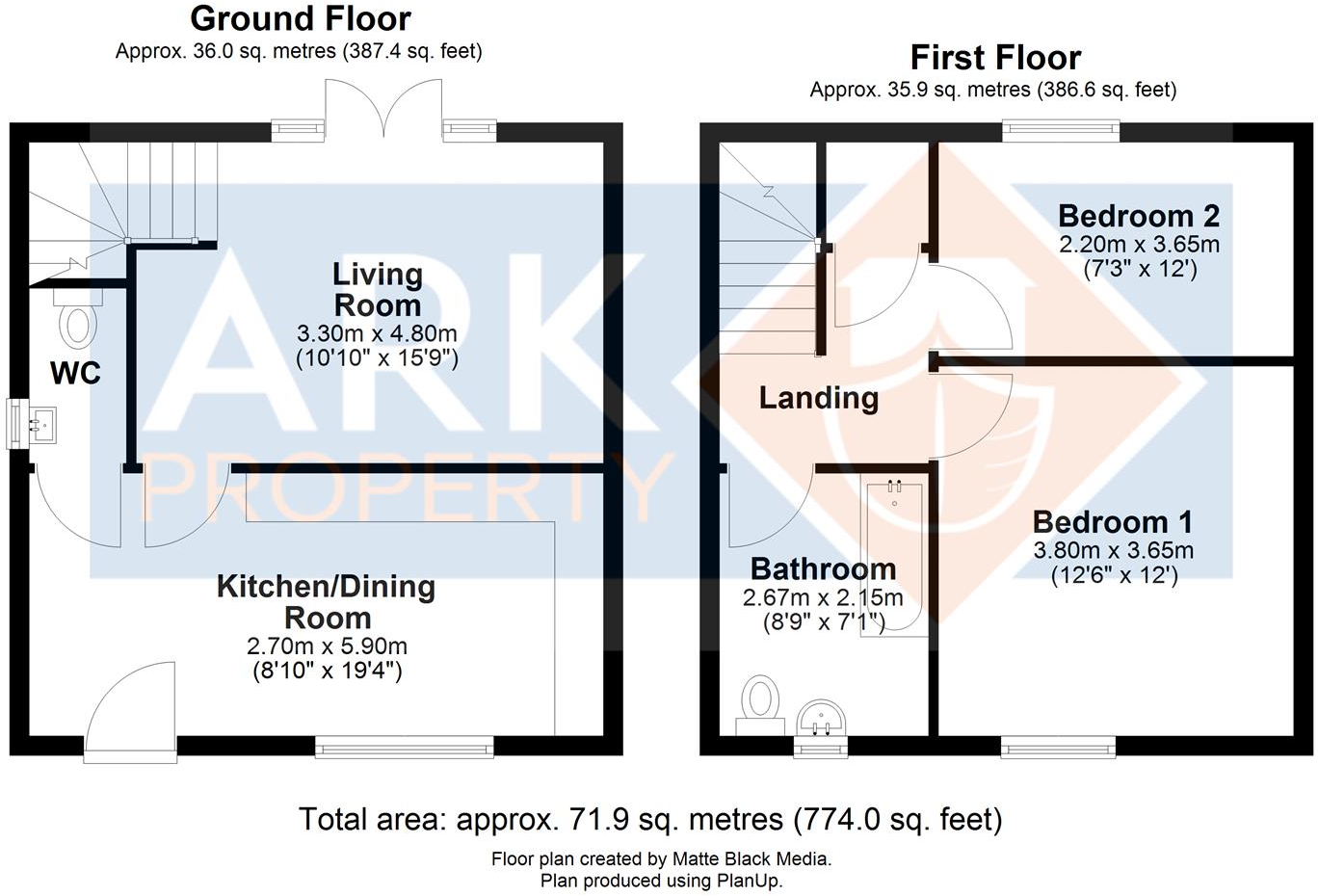 The Furlongs at, Holland Park, Spalding floorplan