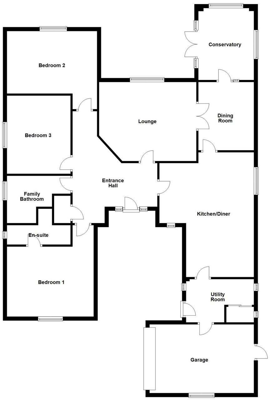 Milestone Lane, Pinchbeck, Spalding floorplan