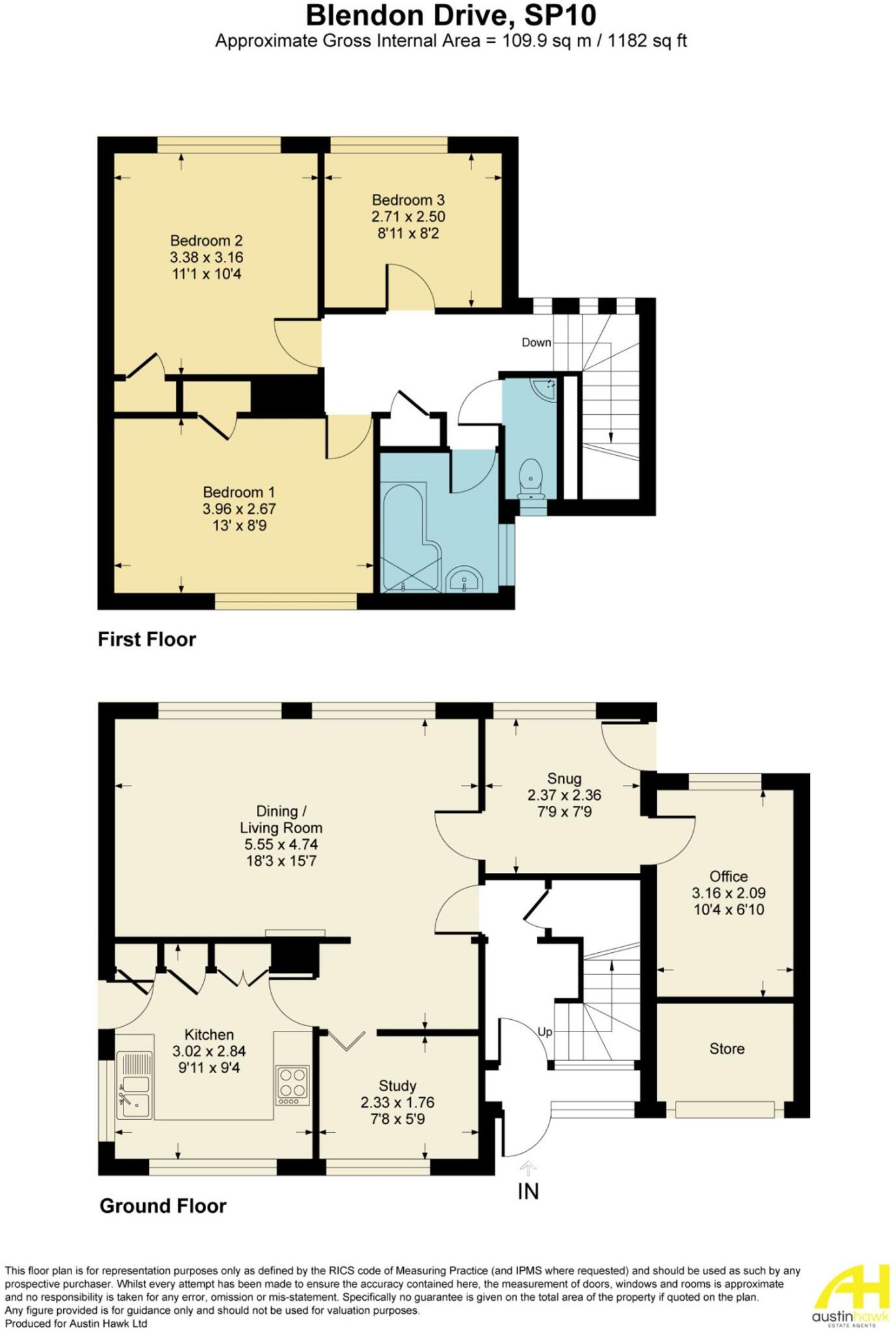 Blendon Drive, Andover, SP10 floorplan