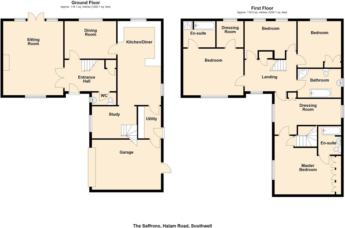 Halam Road, Southwell floorplan