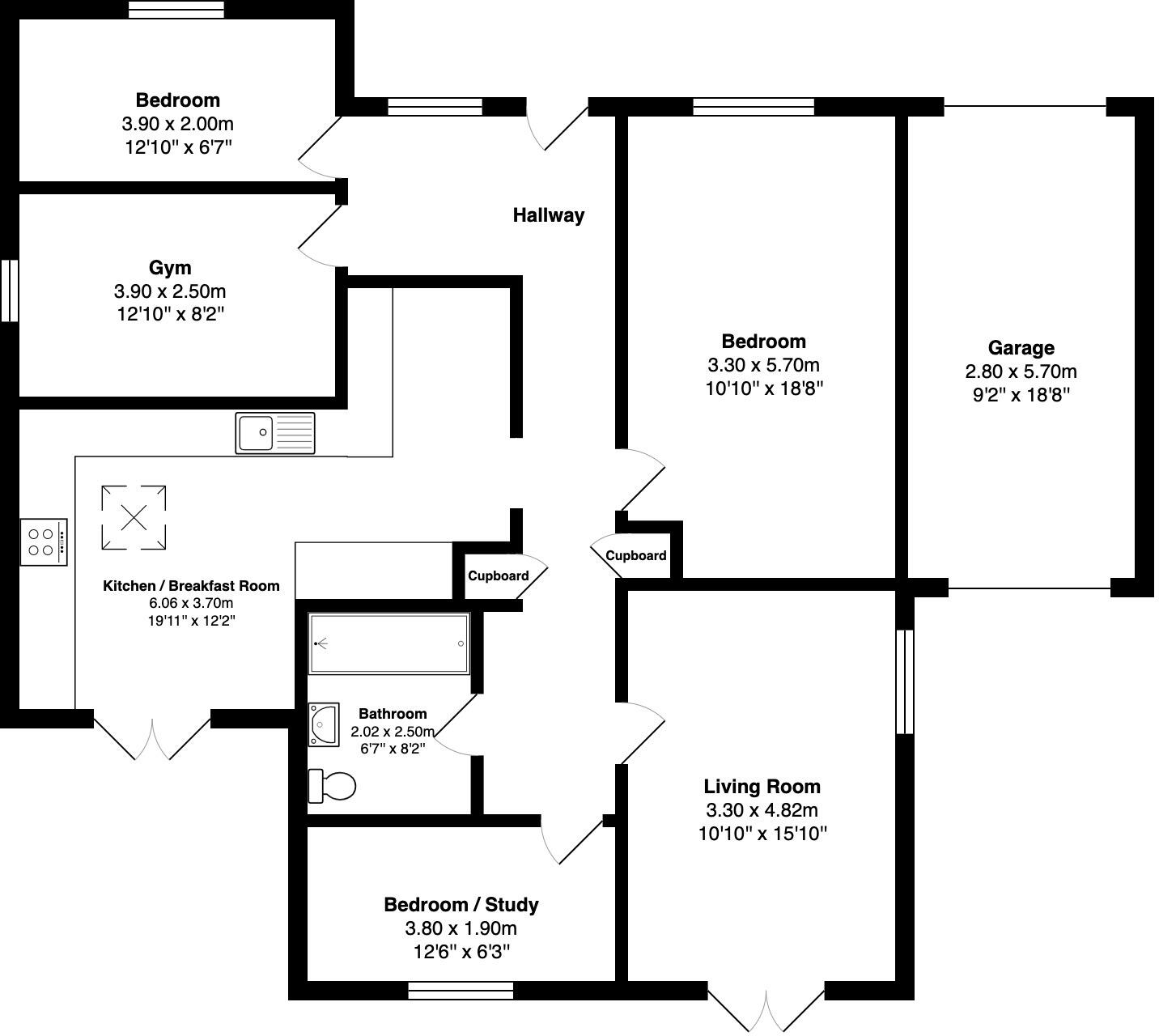 Mill Road, Mattishall, Dereham, Norfolk, NR20 floorplan