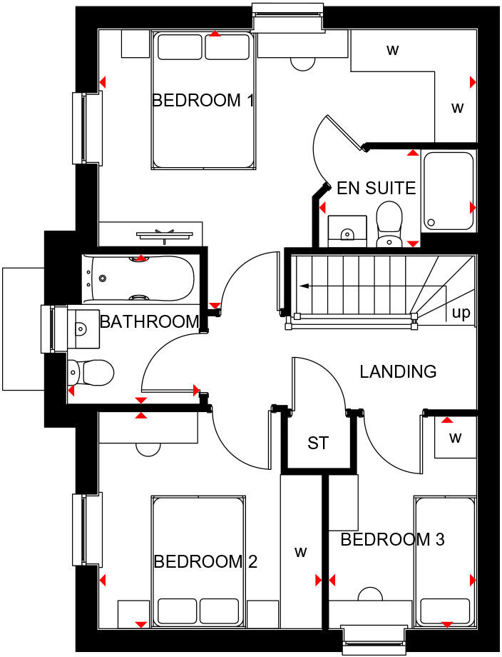 Meadow Hill, 
Hexham Road, 
NE15 floorplan