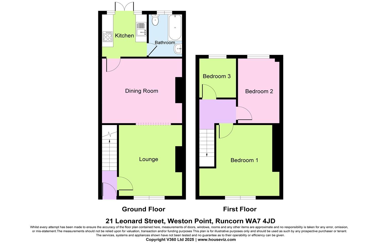 Leonard Street, Weston Point, WA7 4JD floorplan