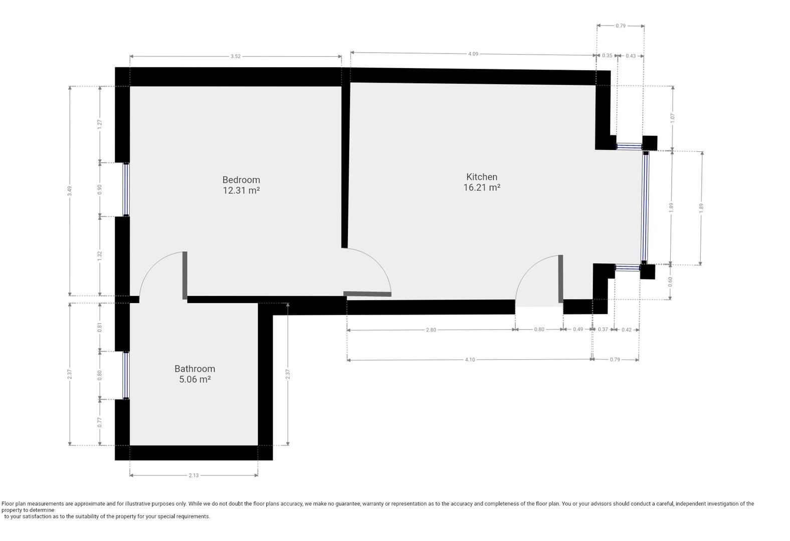 27/28 - Carholme Road - Student Apartment floorplan