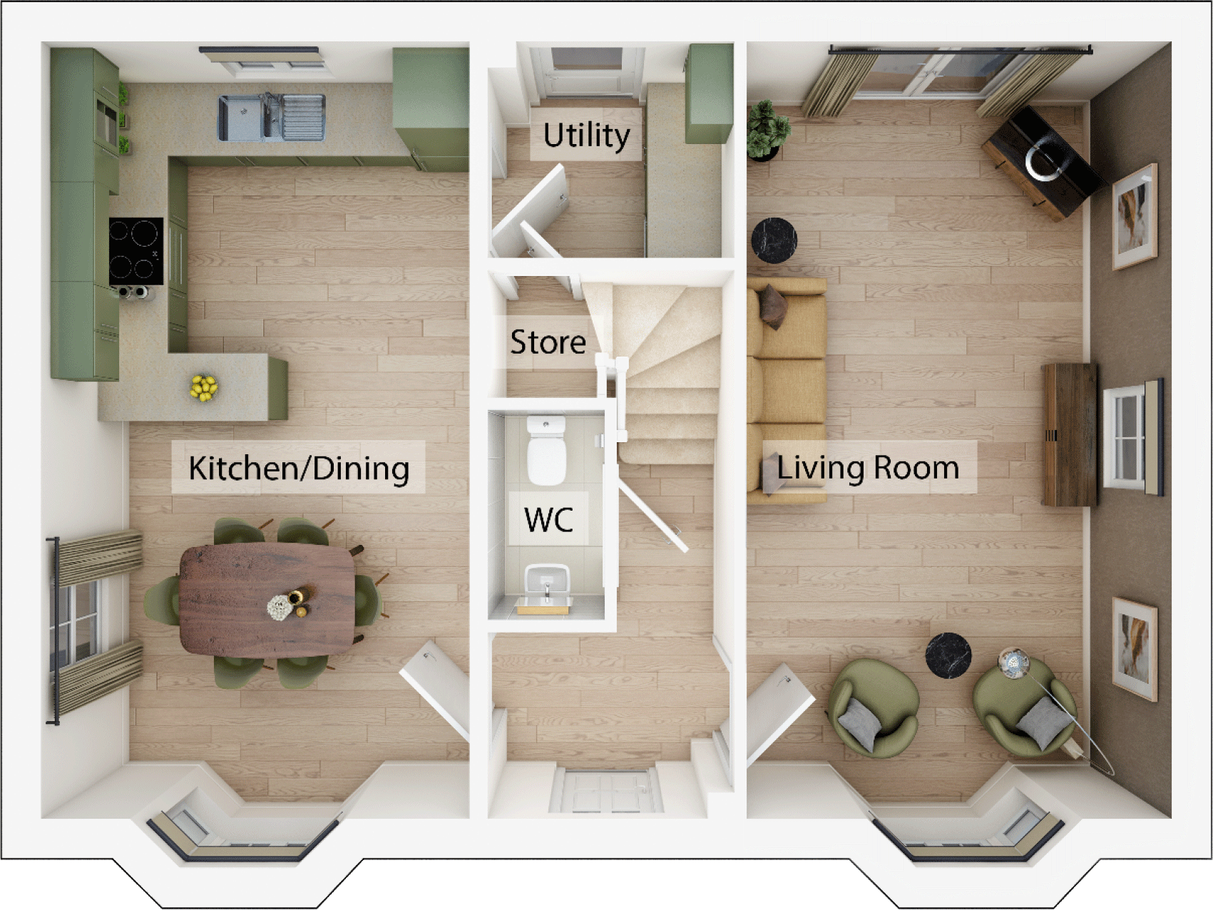 Epsom Avenue, 
Towcester, 
Northamptonshire,
NN12 7LD floorplan