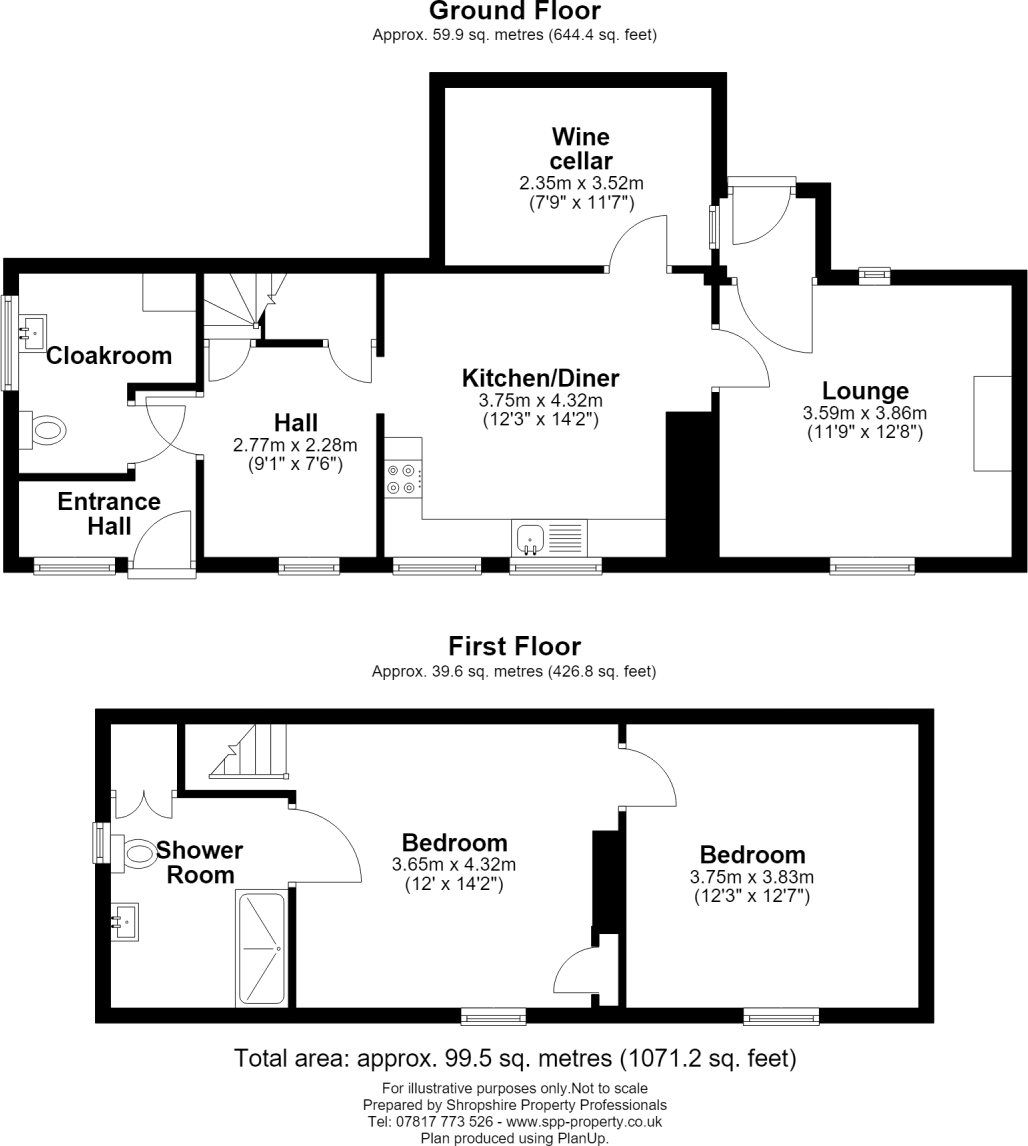 Benthall, TF12 floorplan