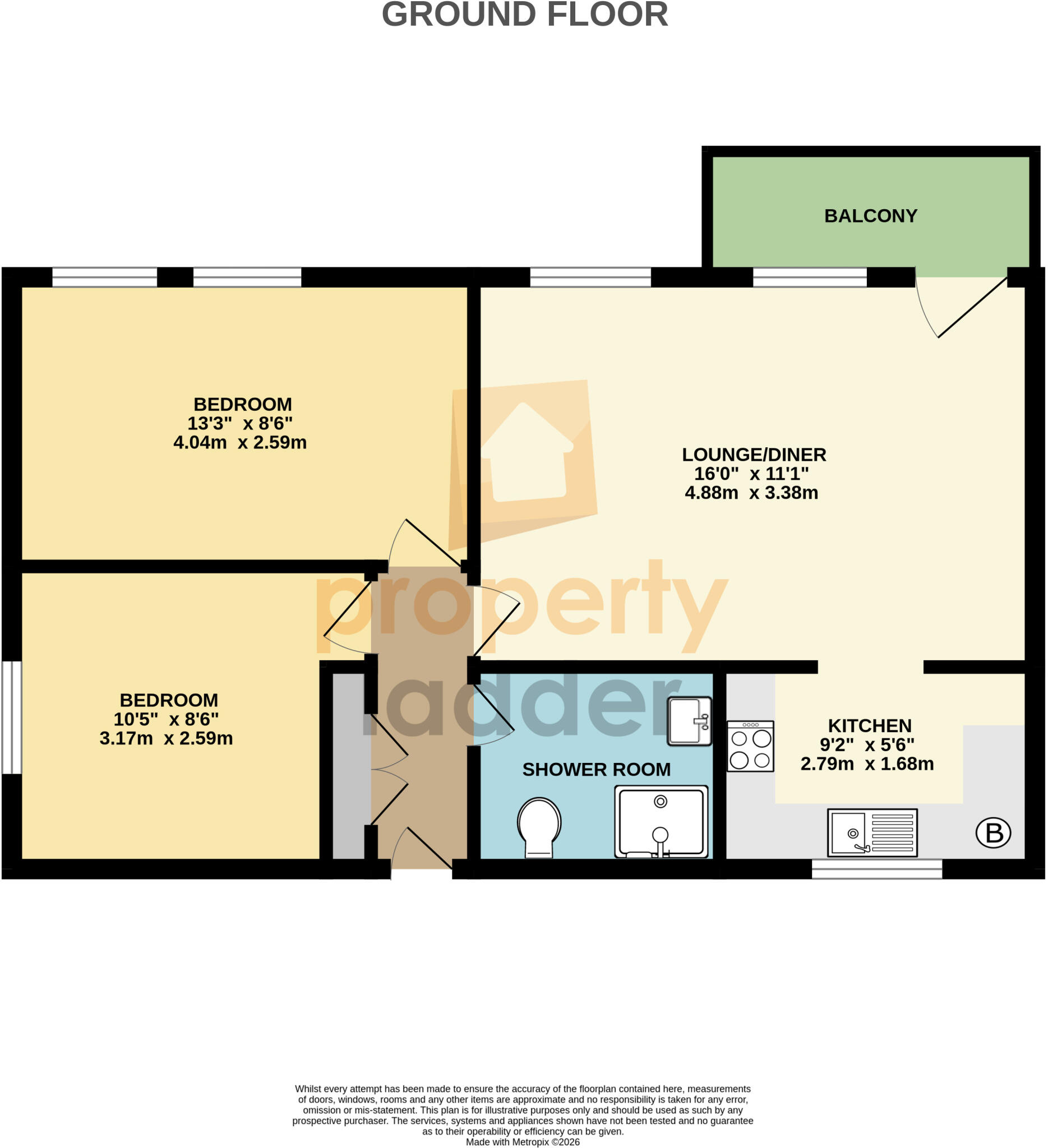 Baxter Court, NR3 floorplan