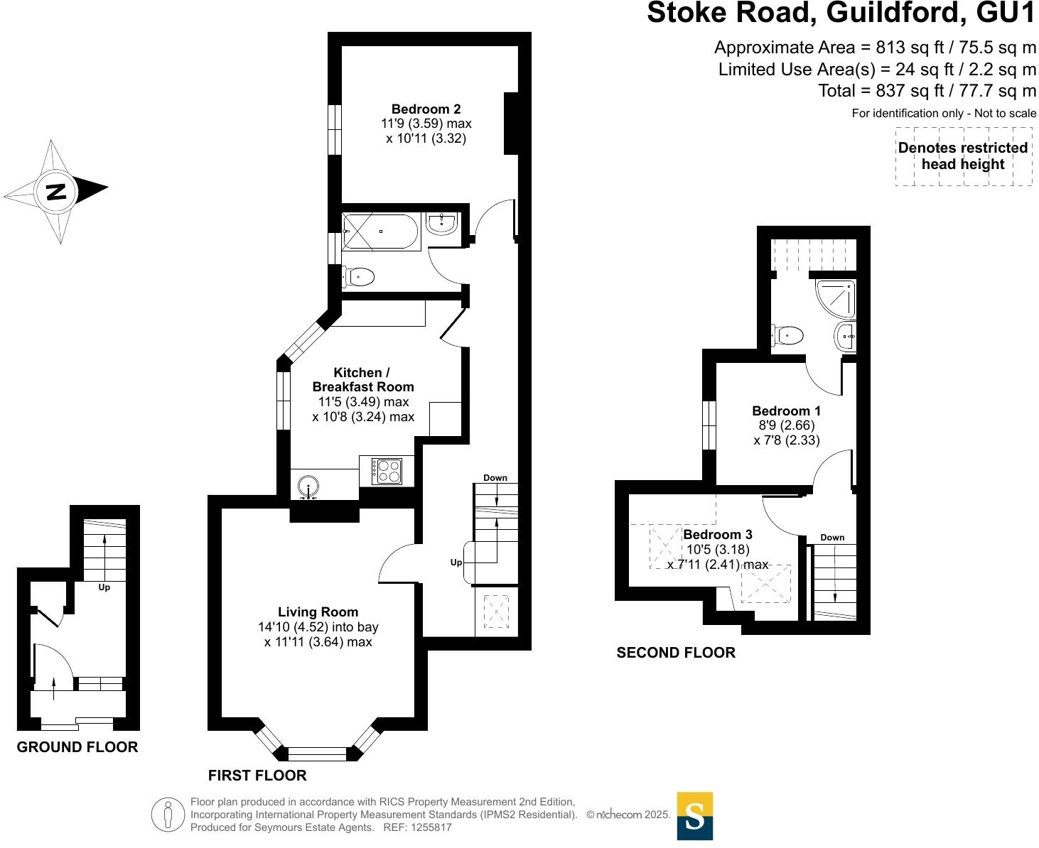 Stoke Road, Guildford, Surrey, GU1 floorplan