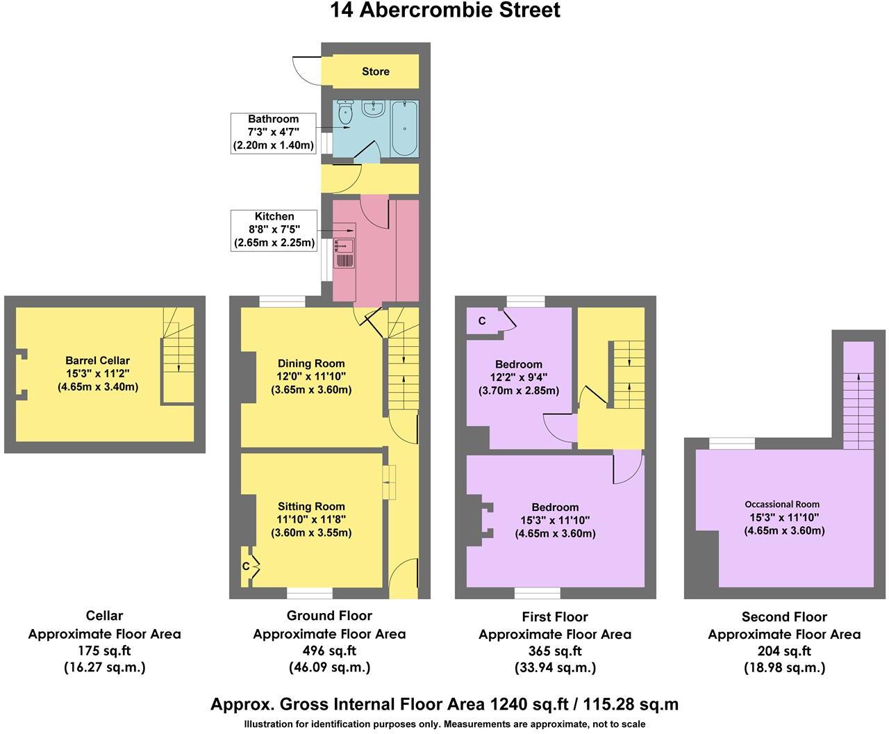 Abercrombie Street, Chesterfield floorplan