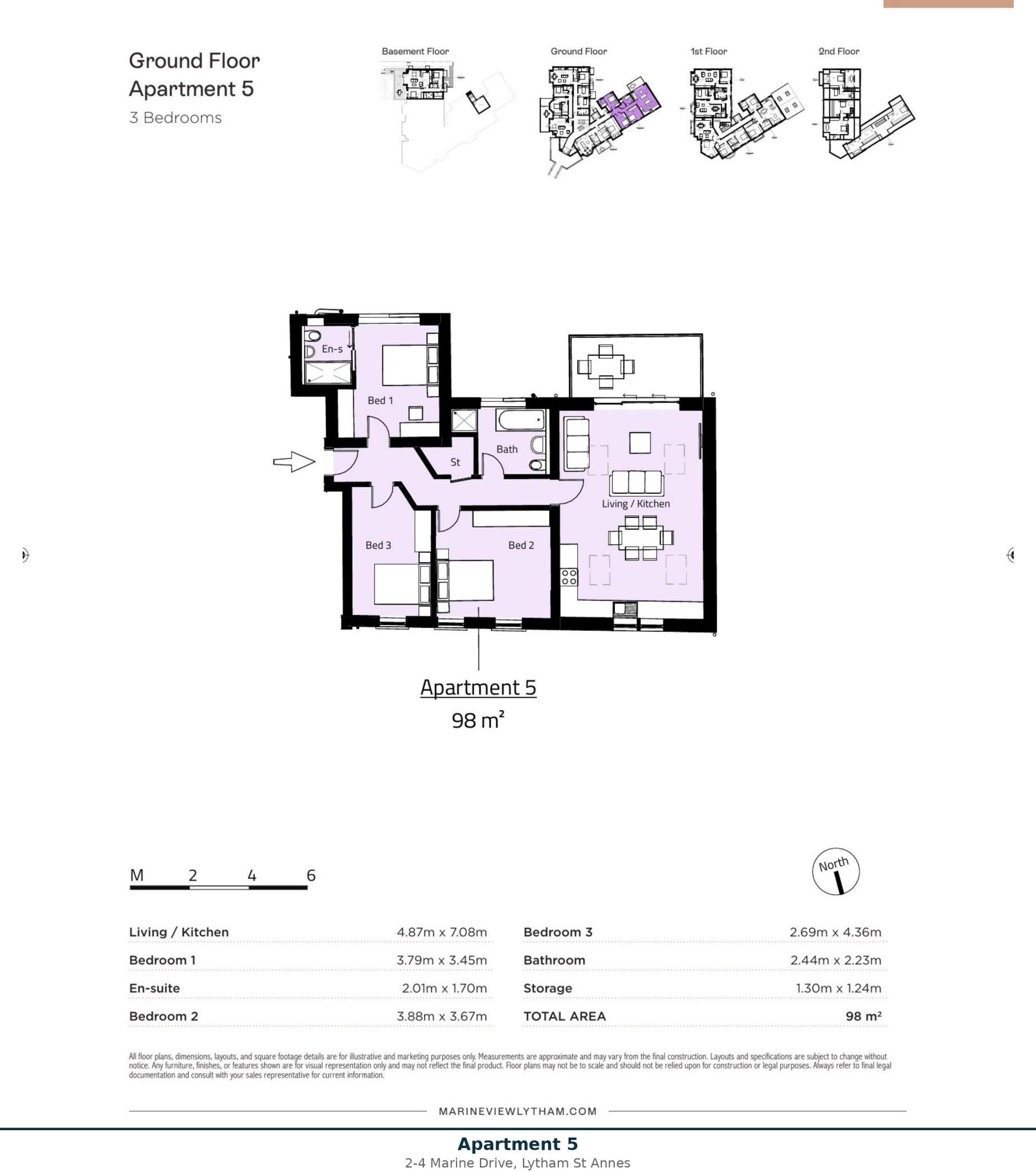 Marine View, Marine Drive, Lytham St Annes, FY8 floorplan