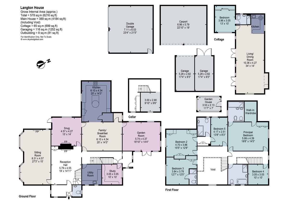 The Mount, Headley floorplan