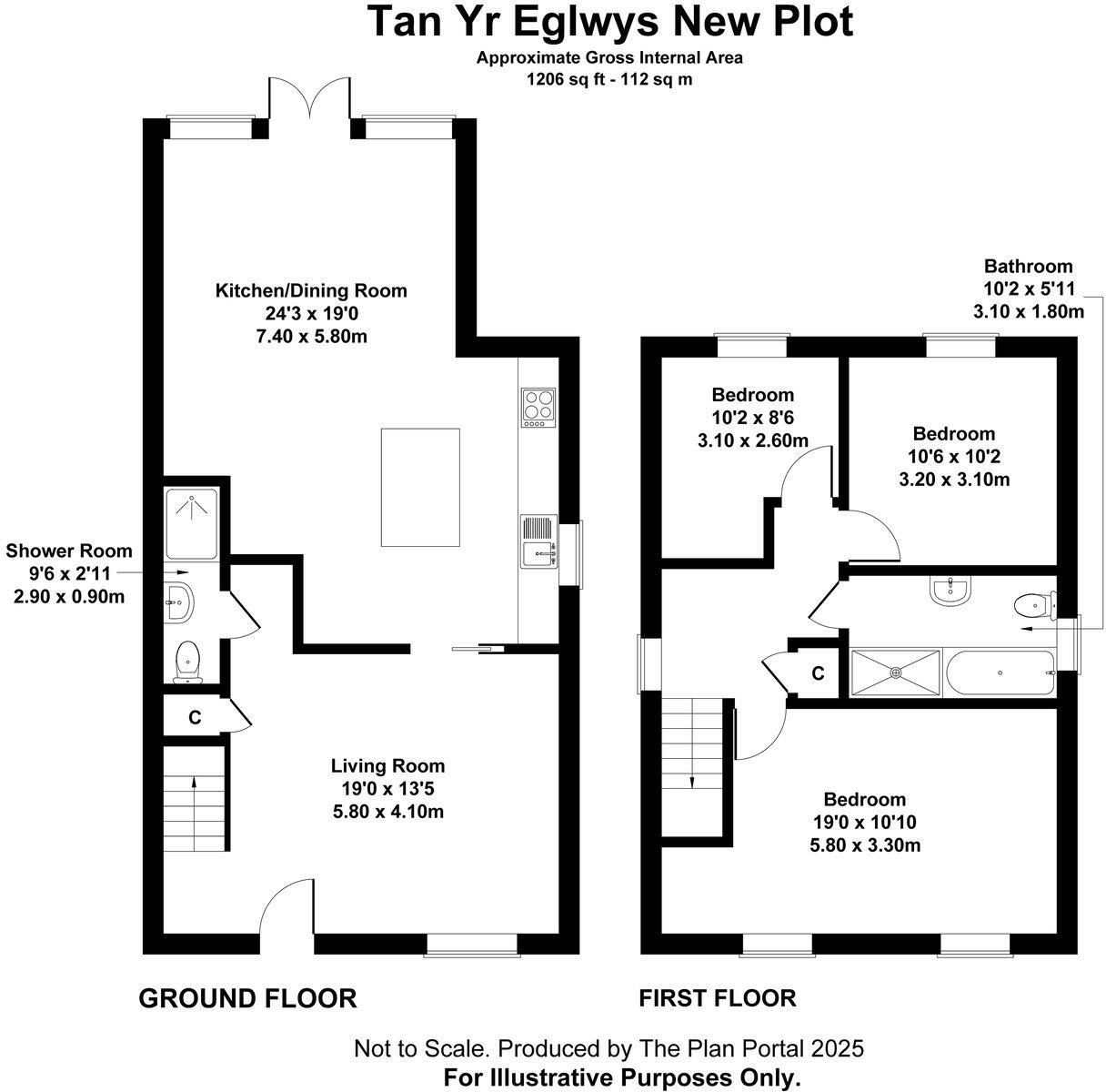 Tan Yr Eglwys, Abererch, Pwllheli, LL53 floorplan