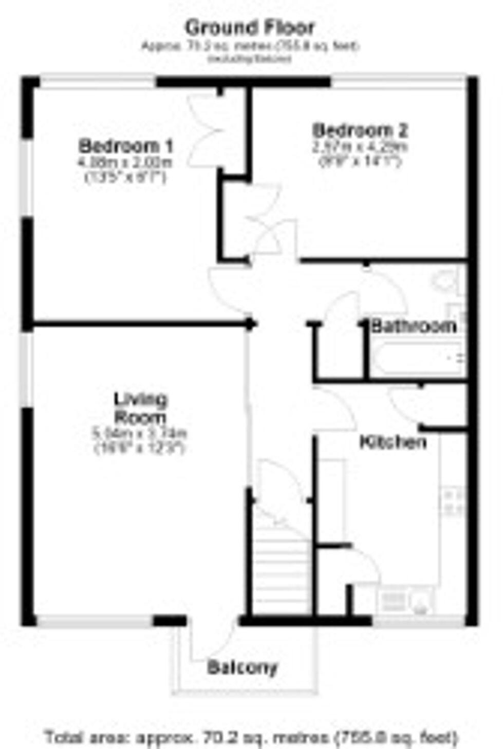Worthing Road, Horsham, RH12 floorplan