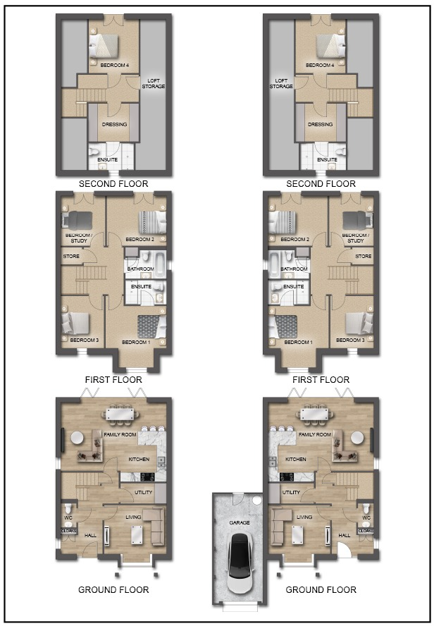 Plot 45, The Heron, The Chimes, Old Nazeing Road, Broxbourne, Essex, EN10 6RJ floorplan
