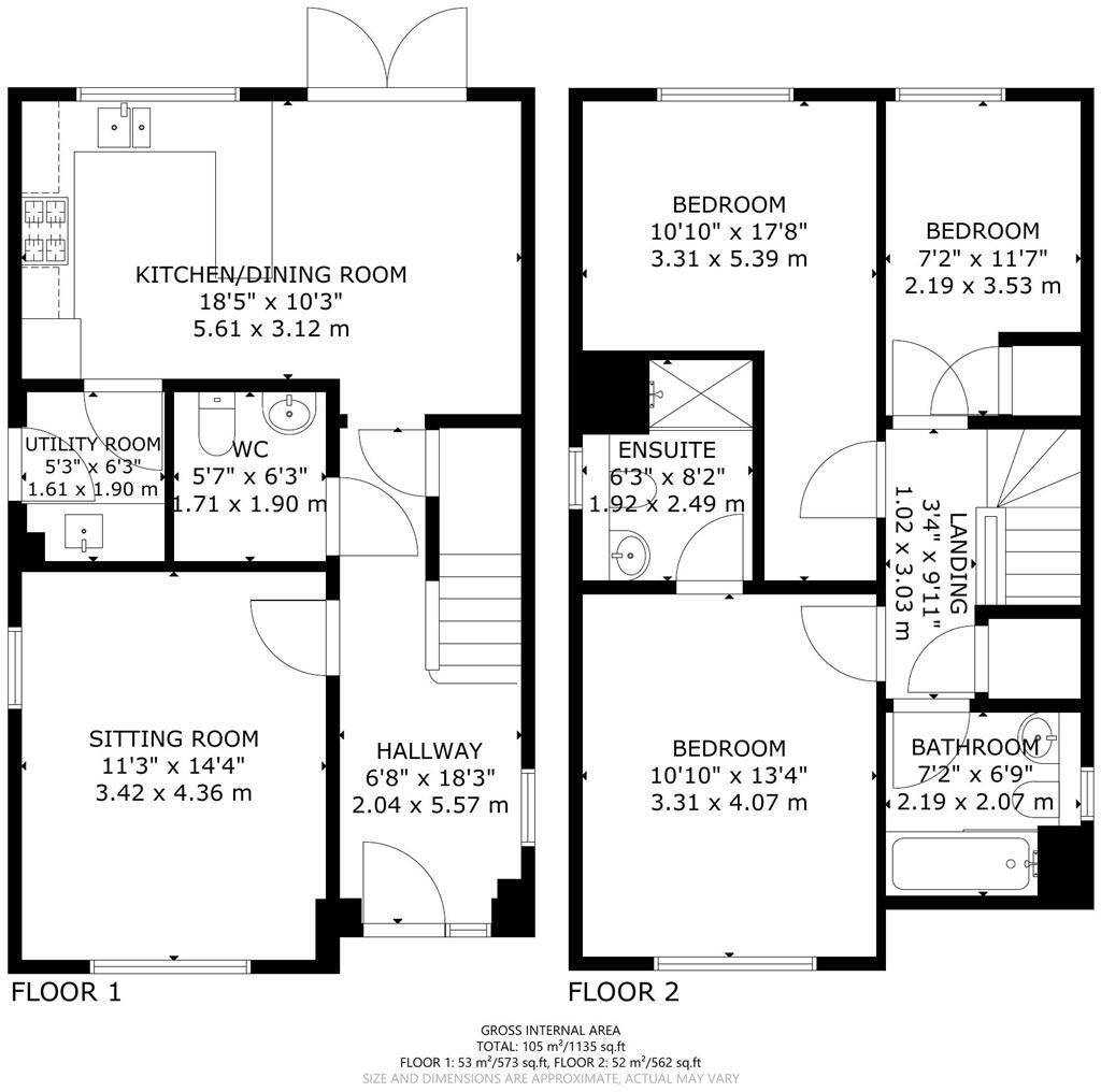 Jay Gardens, Hellingly, Hailsham floorplan