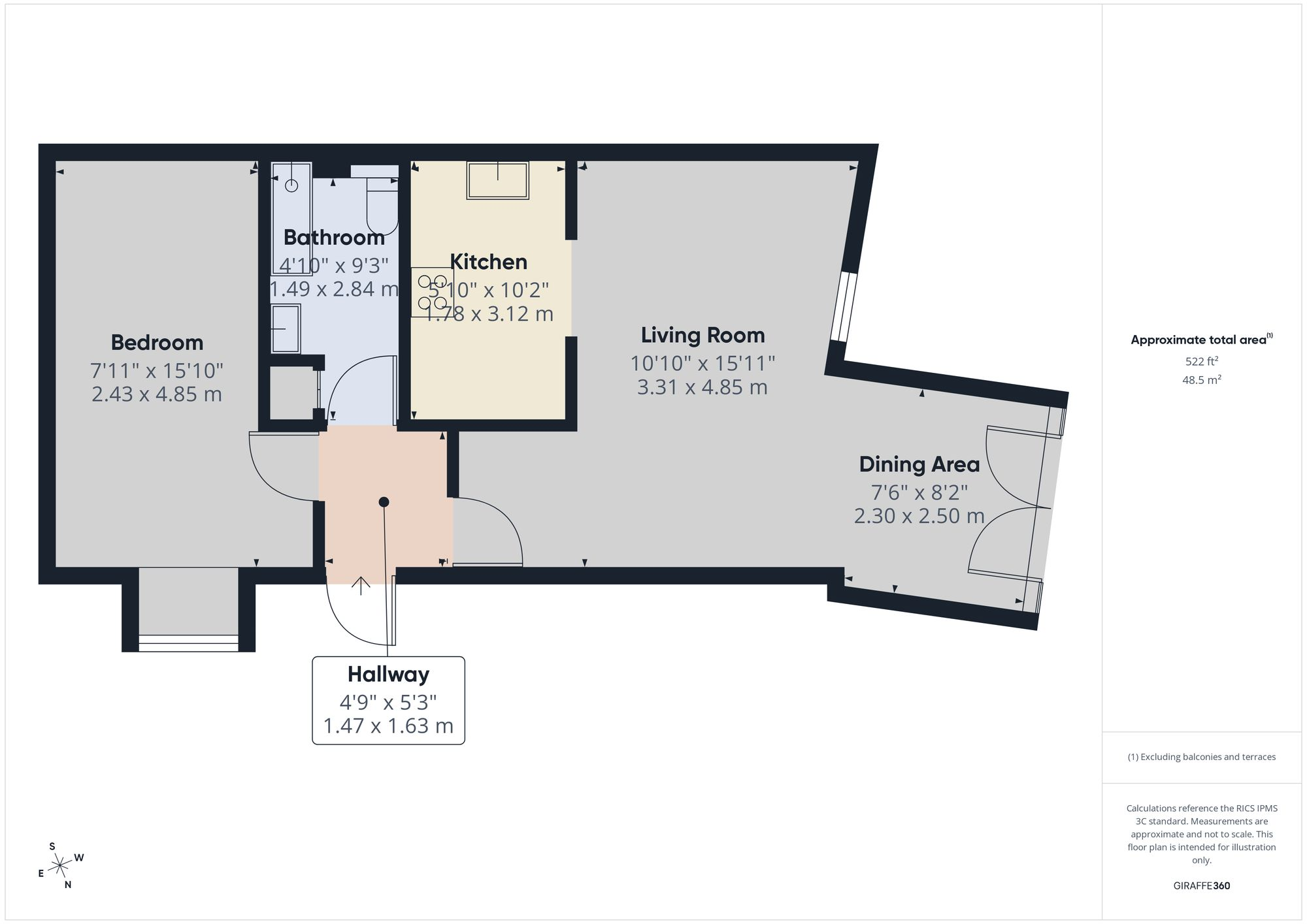 Castle Road, Charlotte Court, PO5 floorplan