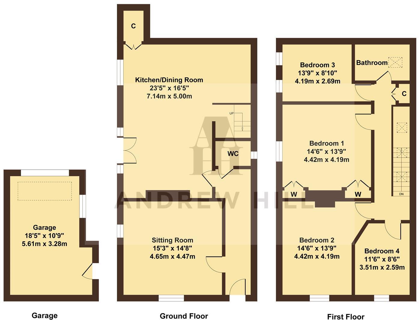 Ripon Road, Killinghall, Harrogate floorplan