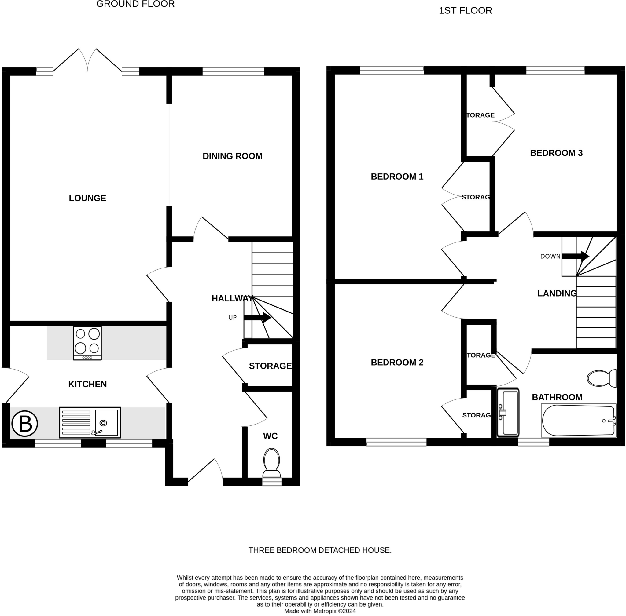 Ropes Walk, Blofield floorplan