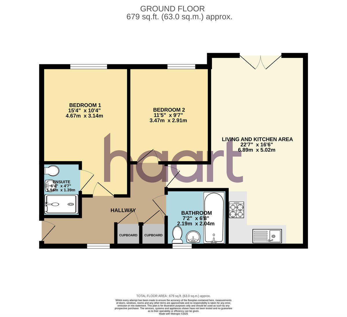 Admiral Drive, Stevenage floorplan