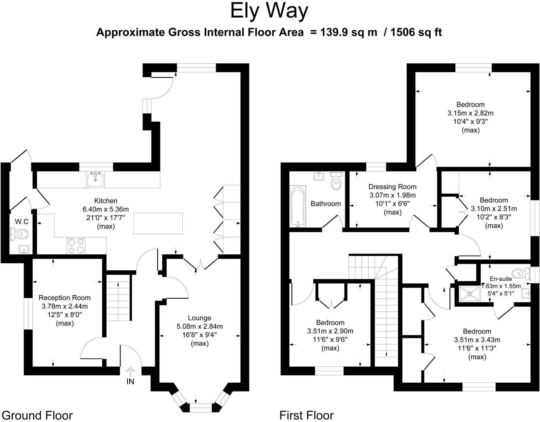 Ely Way, Rayleigh, SS6 floorplan
