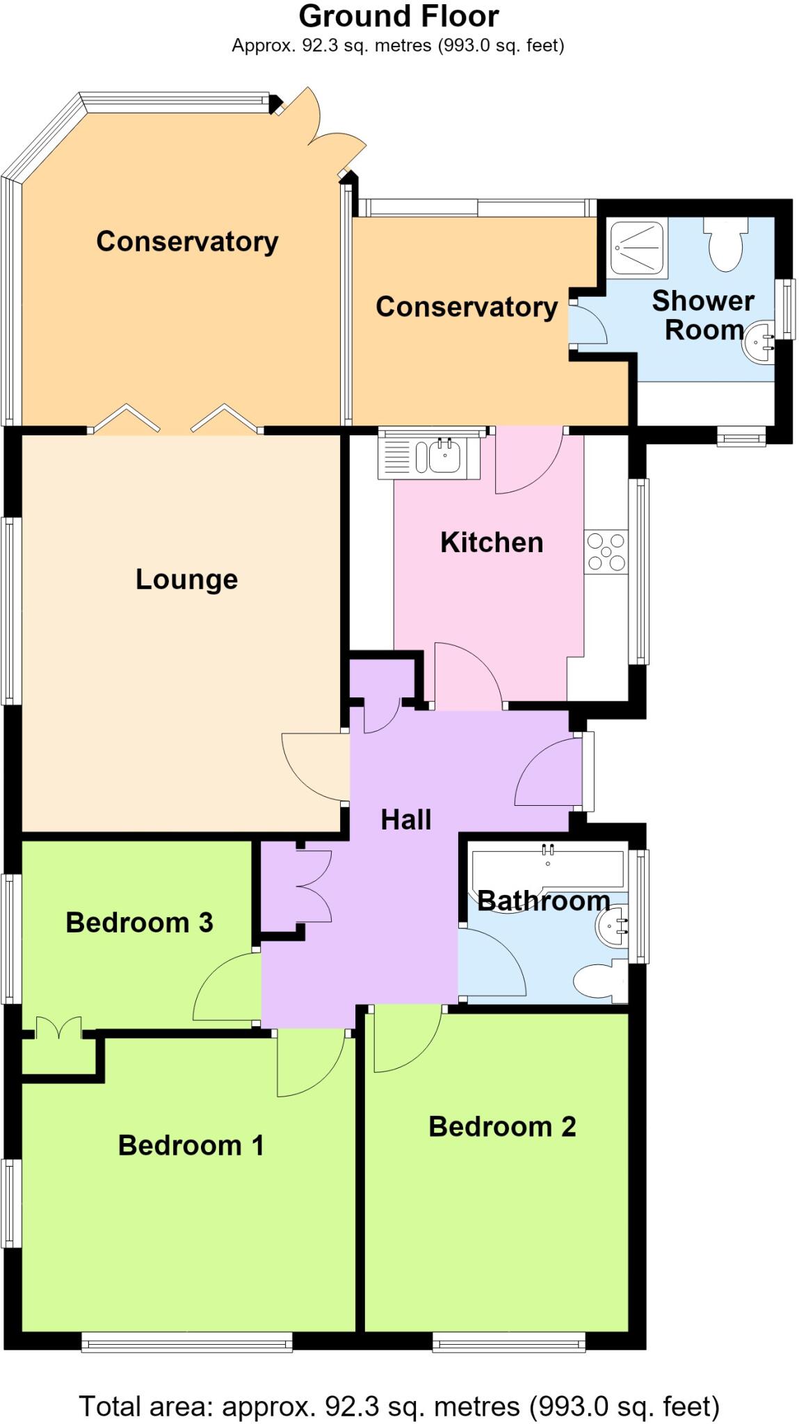 Woodville Road, Fawley, Hampshire floorplan