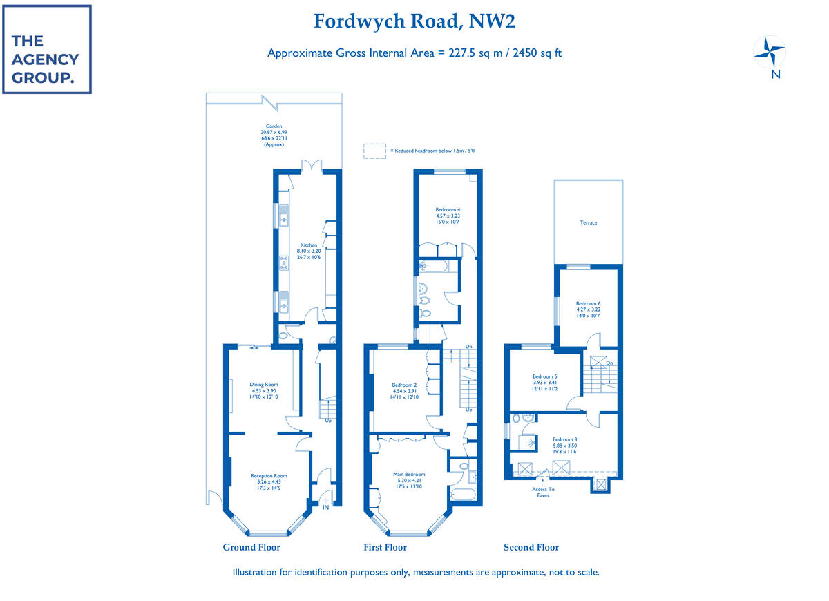 Fordwych Road, London, NW2 floorplan