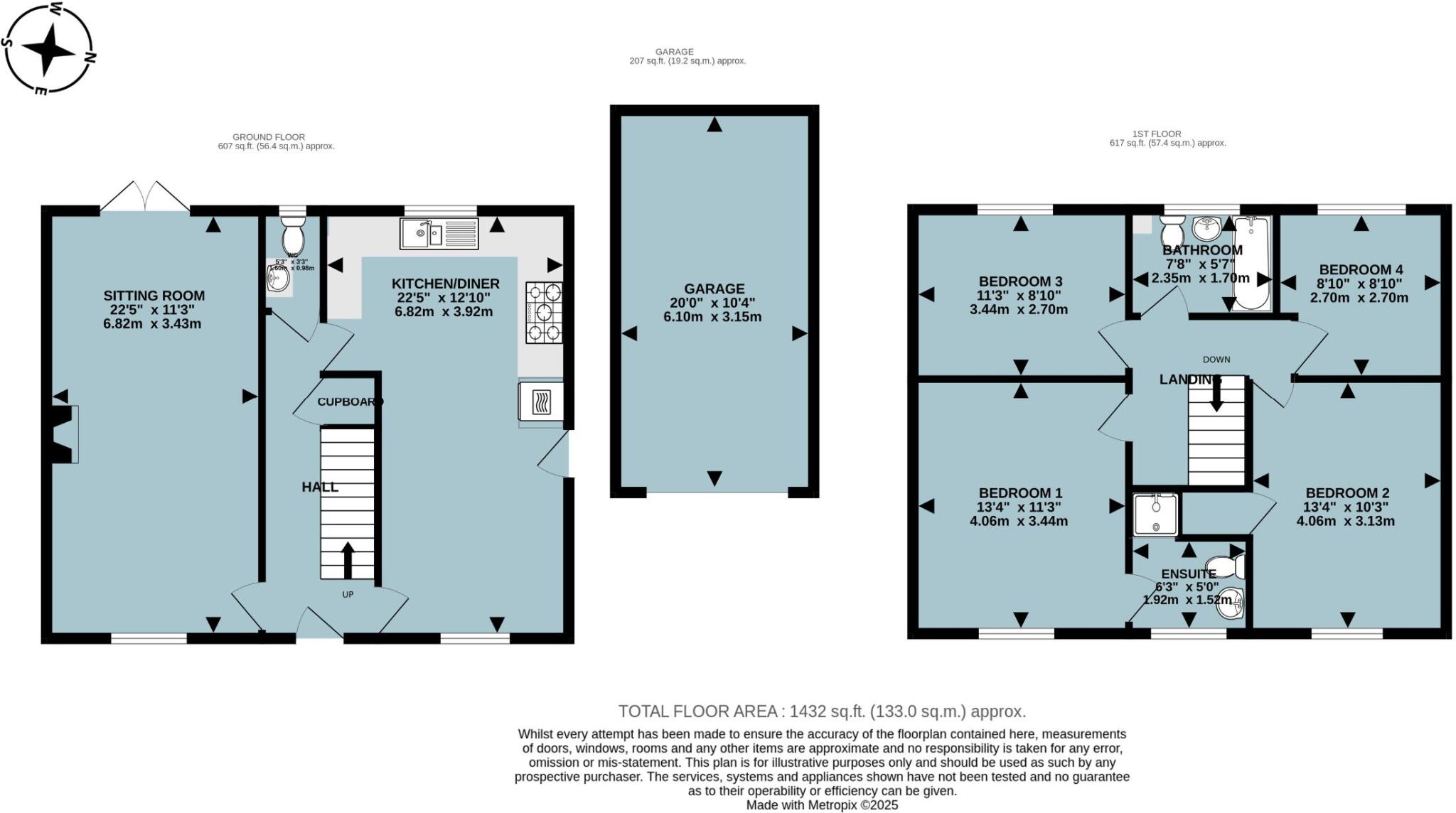 Willow Rise, Tiverton floorplan