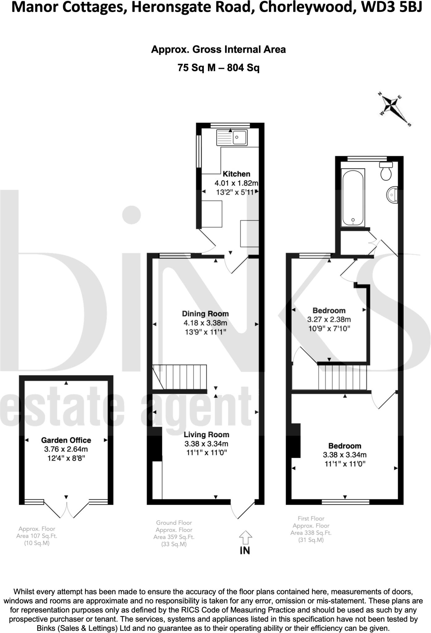 Heronsgate Road, Chorleywood, Hertfordshire, WD3 floorplan