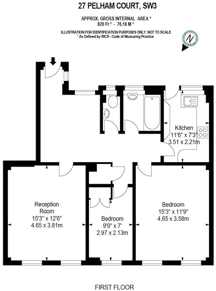 Fulham Road, London, SW3 floorplan