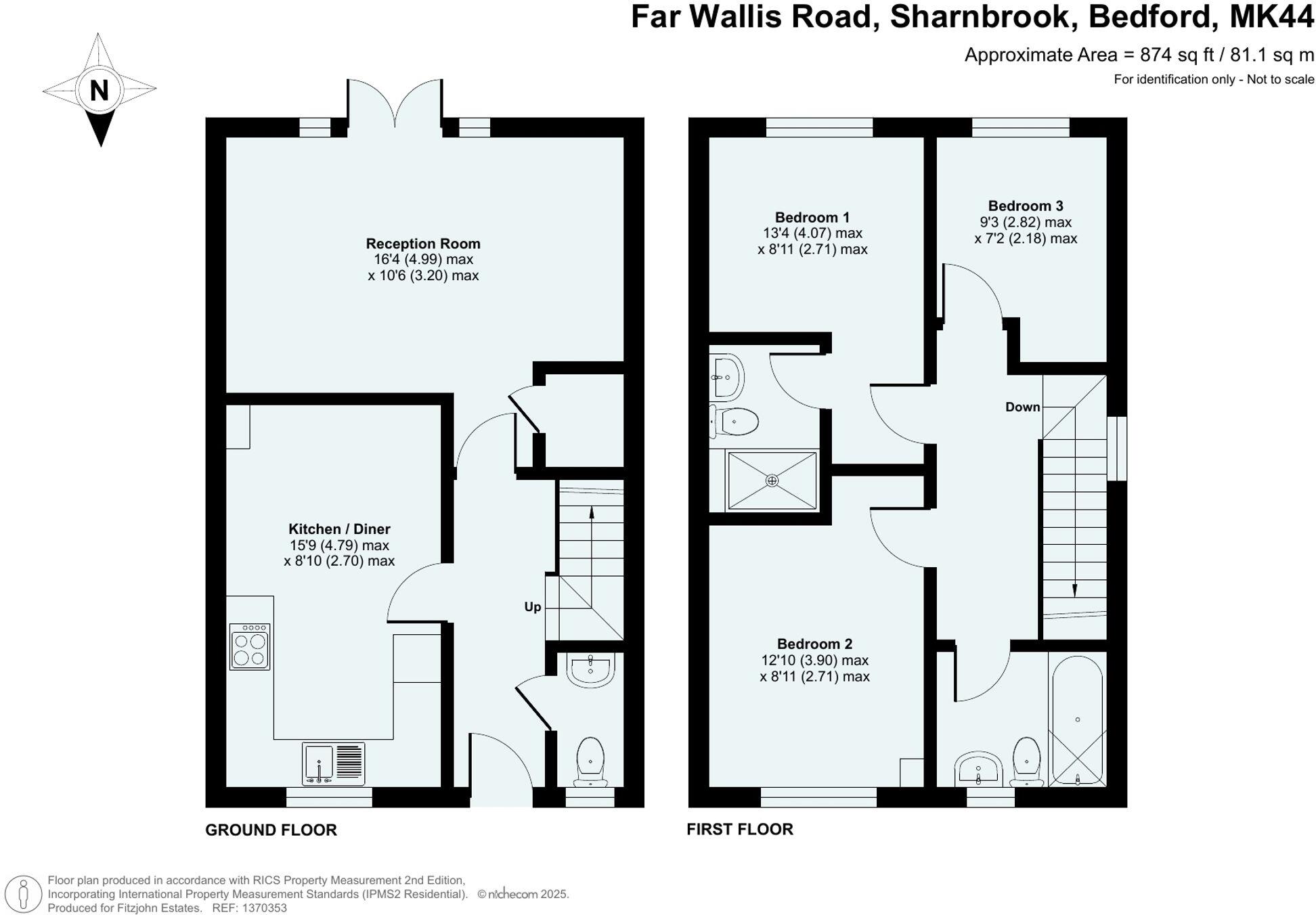 Far Wallis Road, Sharnbrook, MK44 floorplan