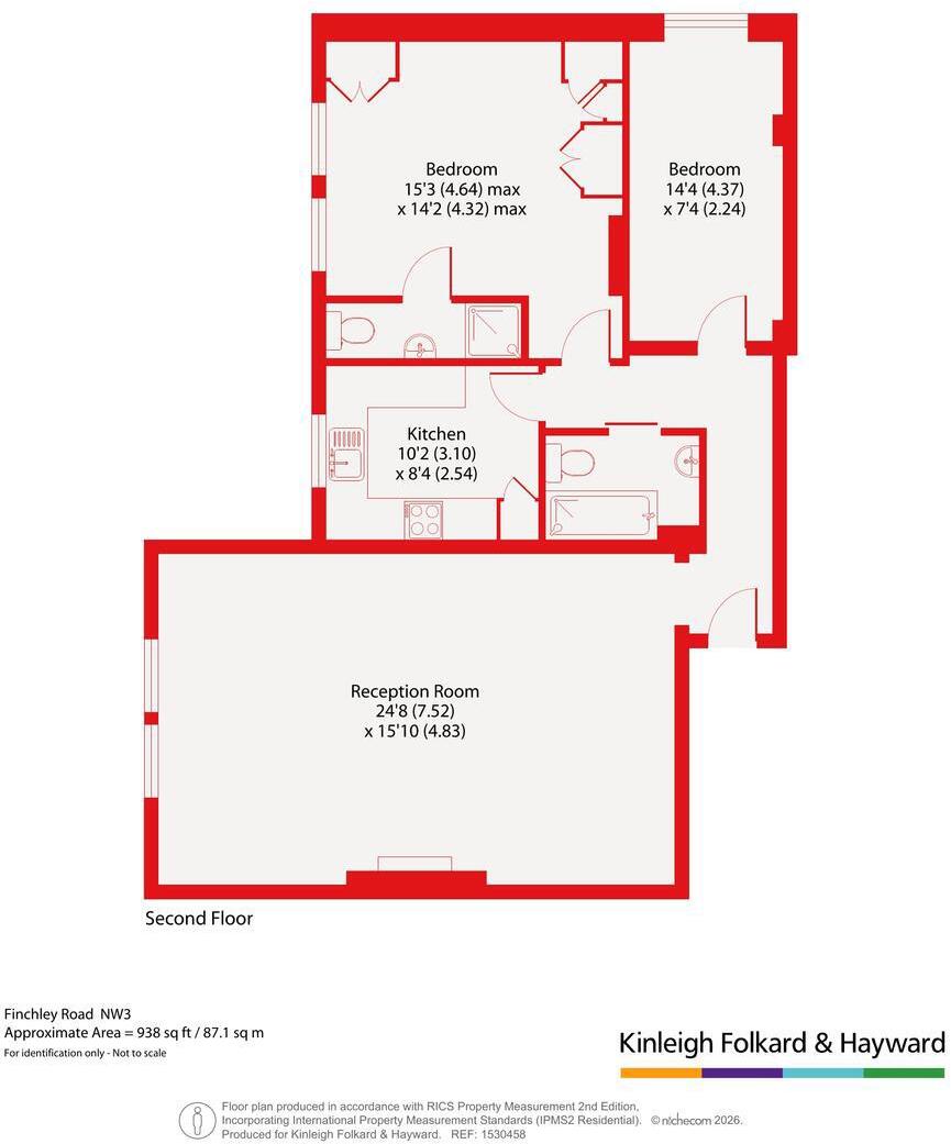 Finchley Road, Hampstead, London, NW3 floorplan