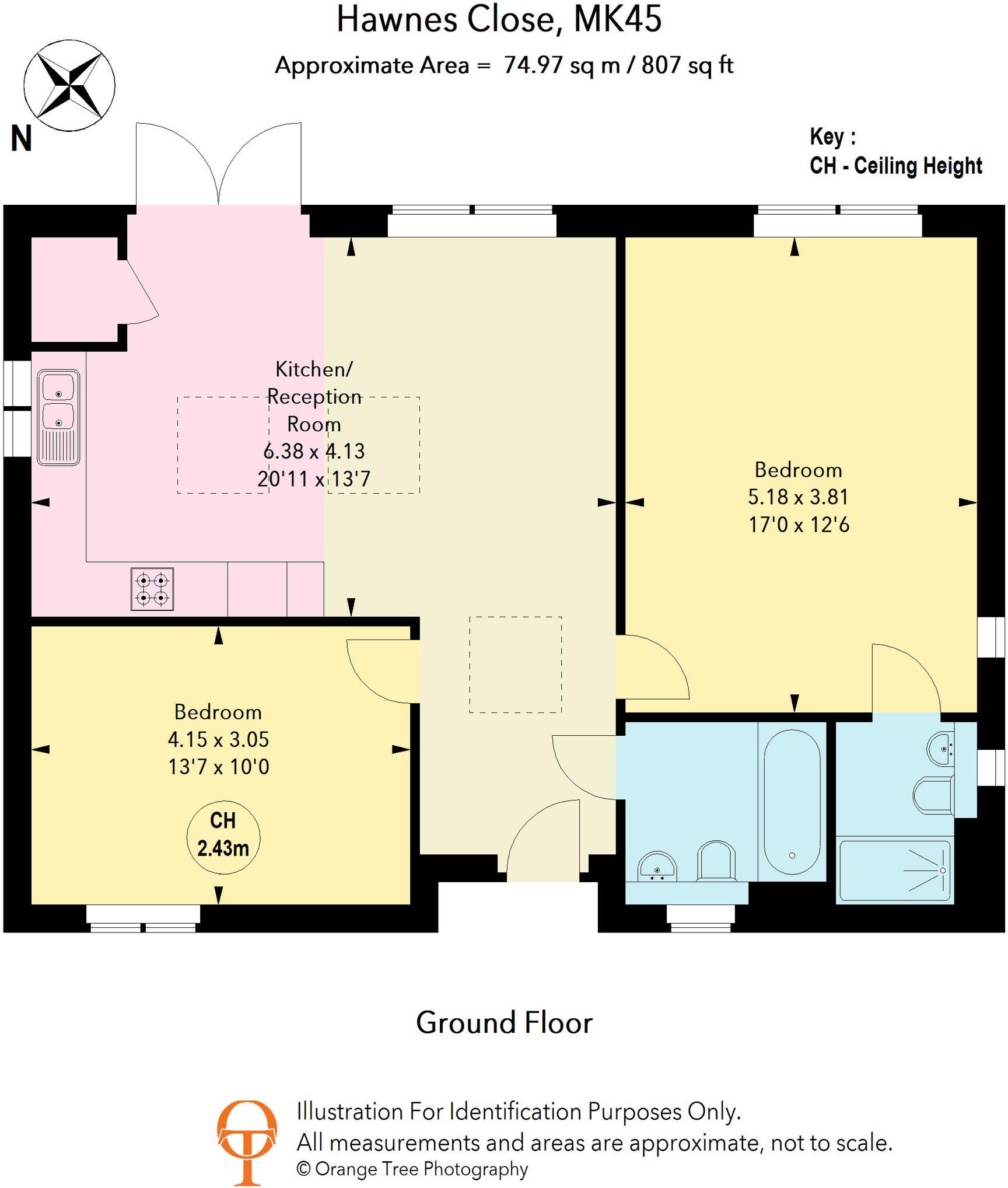 Hawnes Close, Haynes, MK45 floorplan