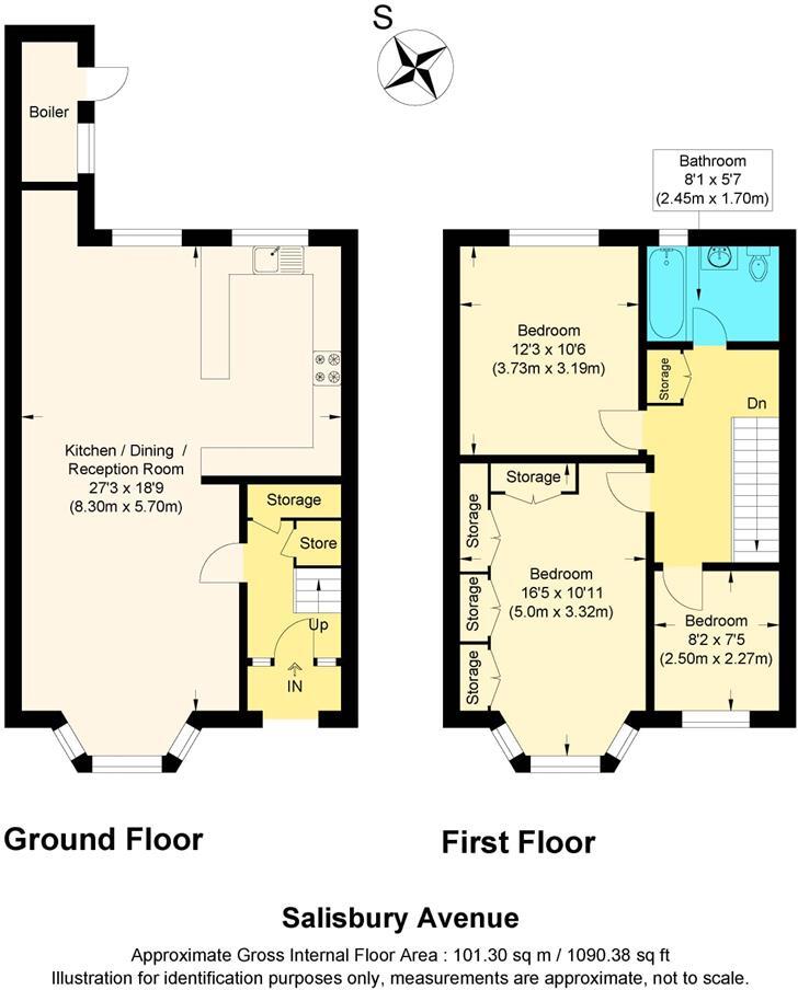 Salisbury Avenue, Barking floorplan