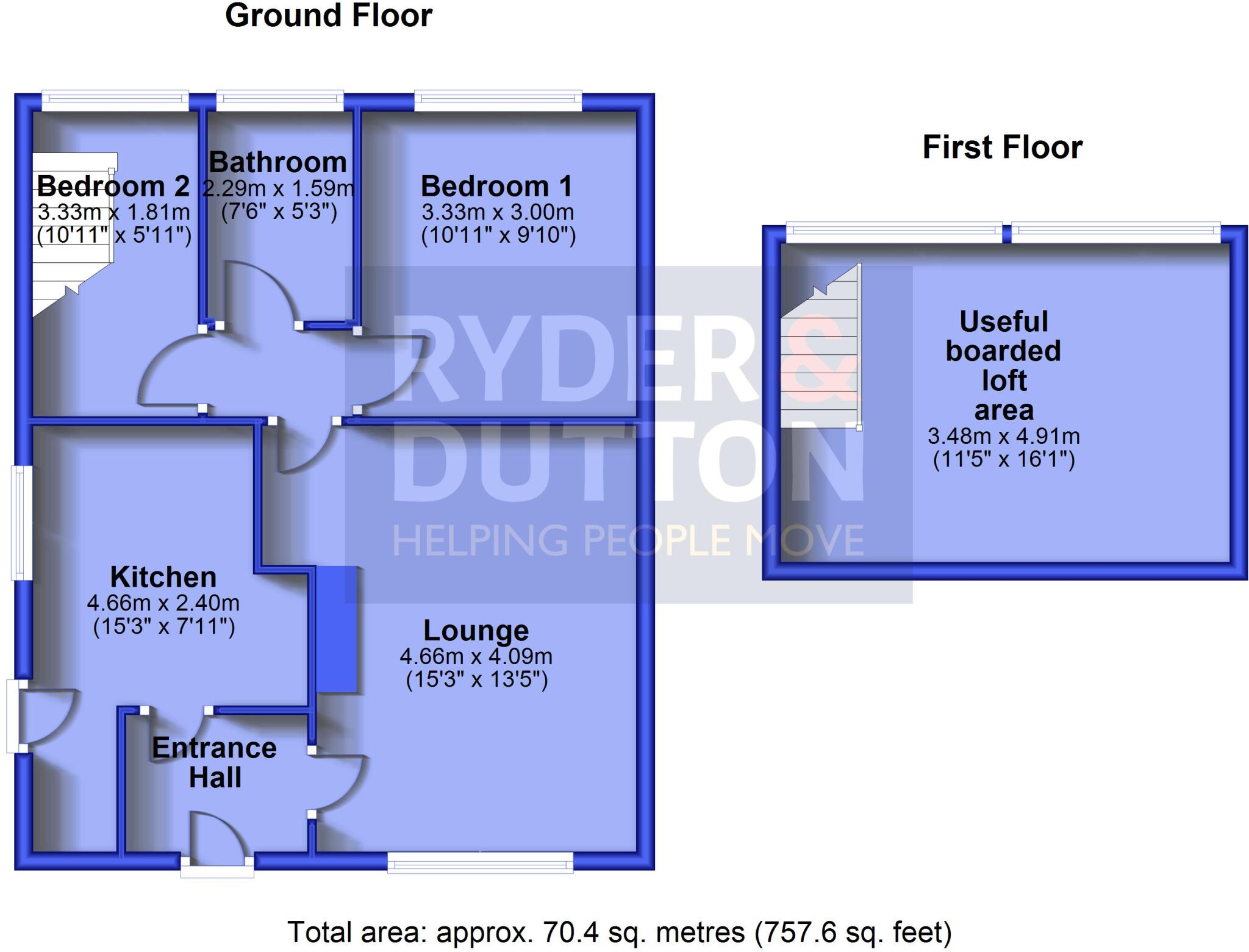 Holly Bank, Royton, Oldham, Greater Manchester, OL2 floorplan