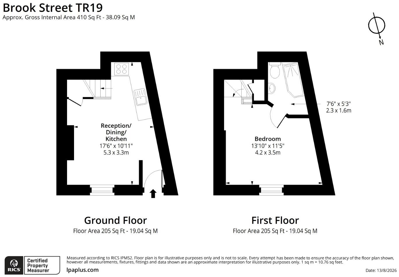 Brook Street, Mousehole, Cornwall, TR19 floorplan