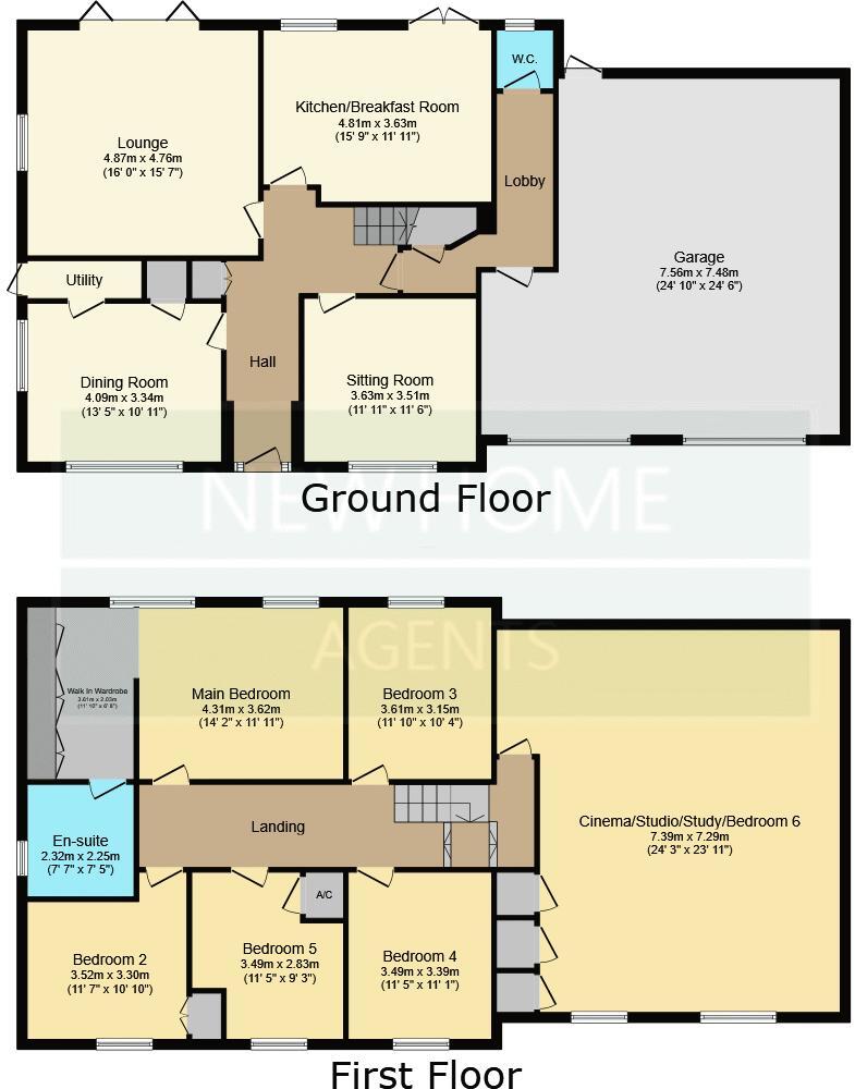 Markfield Road, Groby, Leicester LE6 0FT floorplan
