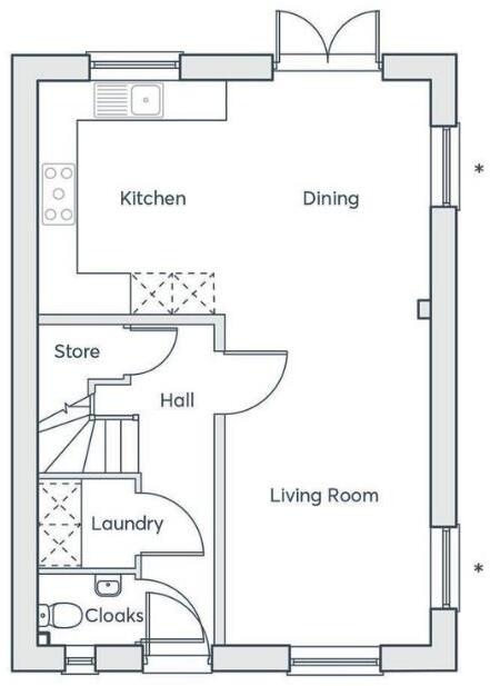 Blythe Fields, 
Blythe Bridge,
Staffordshire, 
ST11 9ND floorplan