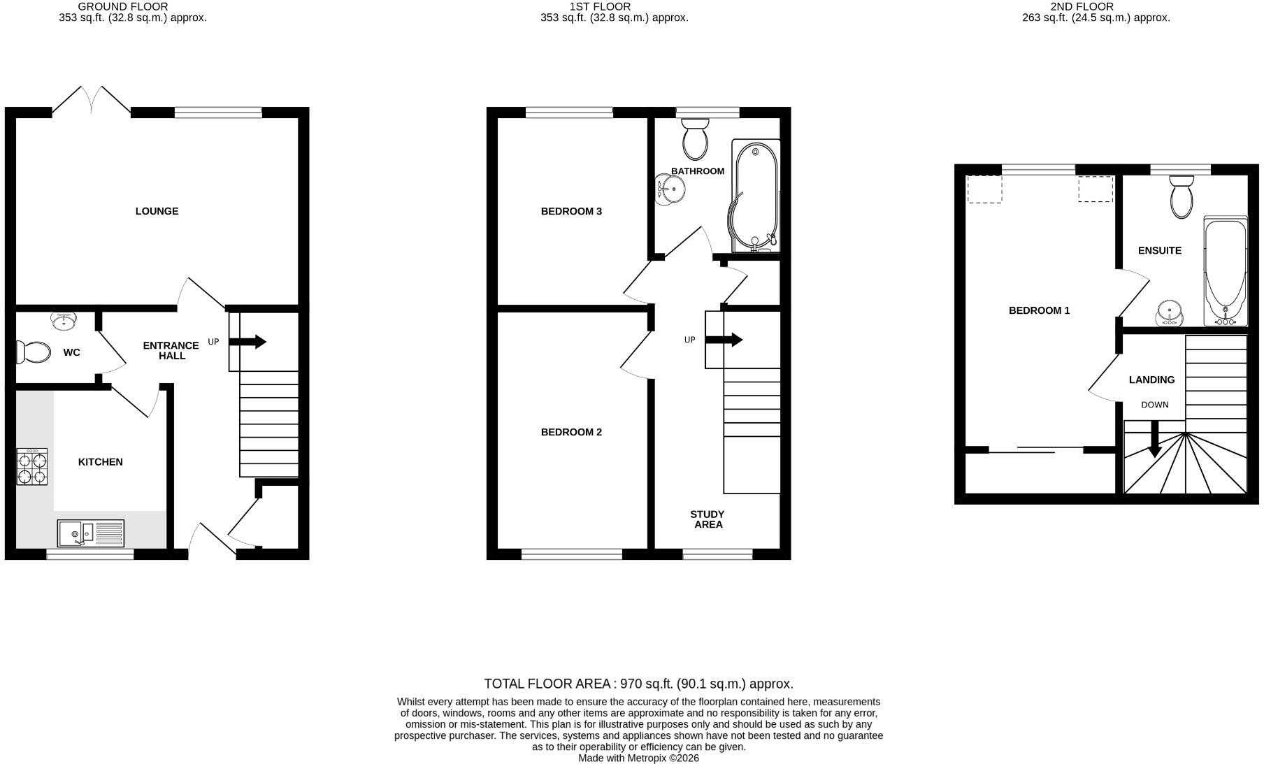 St. Georges Road, St. Ives, Cambridgeshire, PE27 floorplan