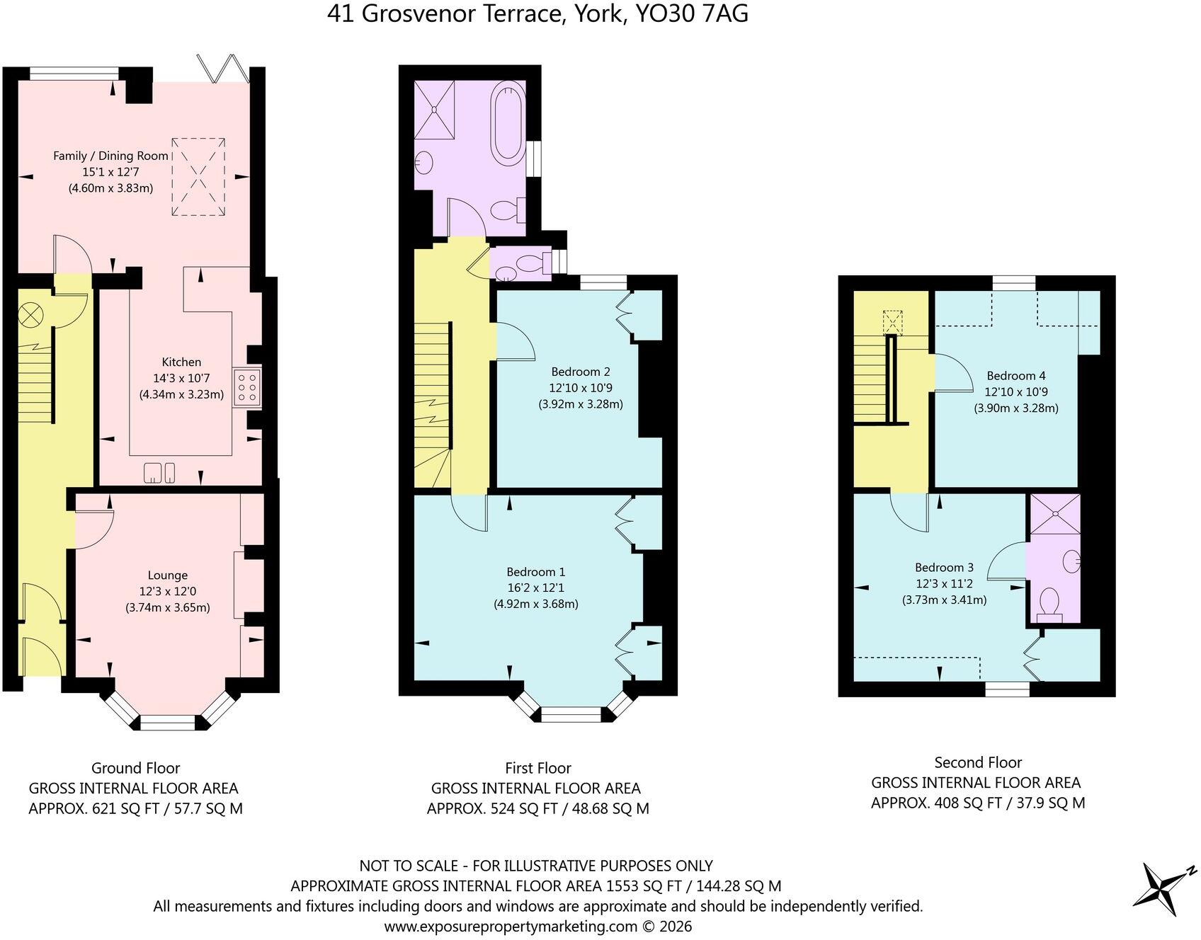 Grosvenor Terrace, York, YO30 floorplan