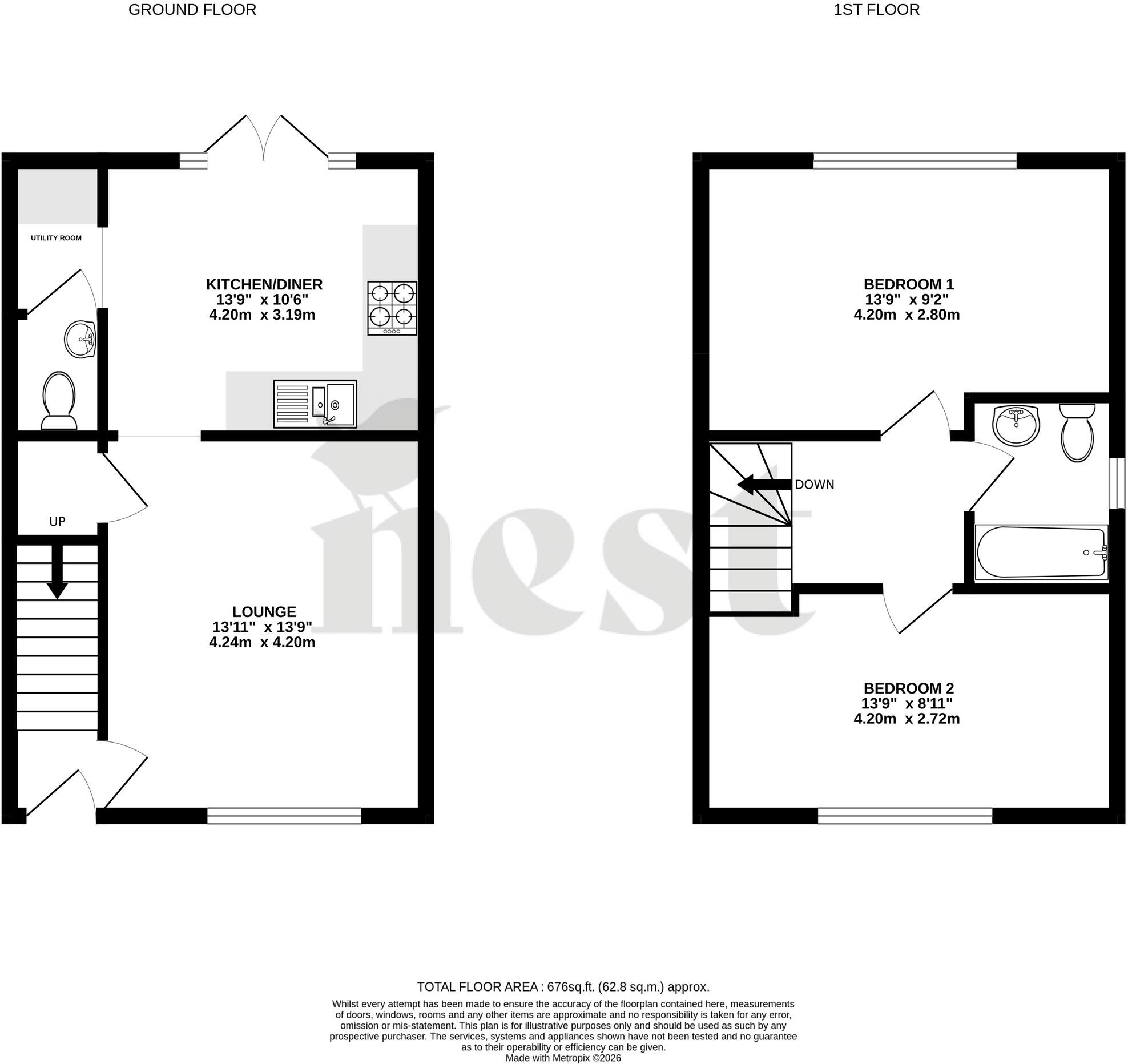 Marigold Road, Bridgwater, Somerset floorplan