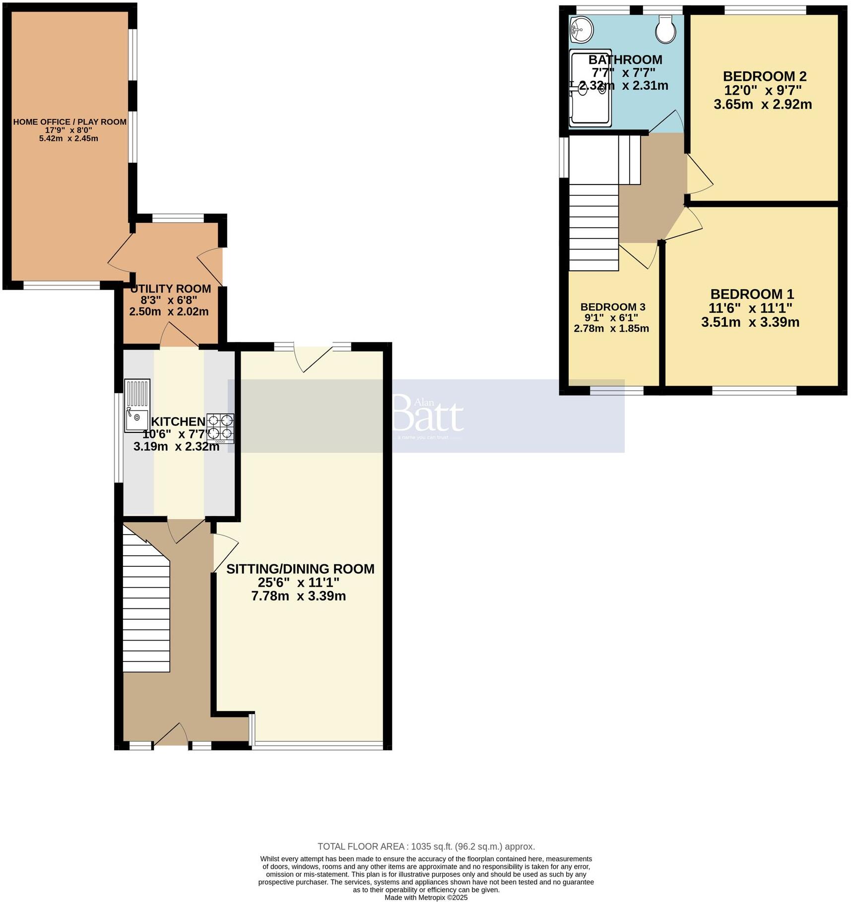 Newland Avenue, Wigan, WN5 floorplan