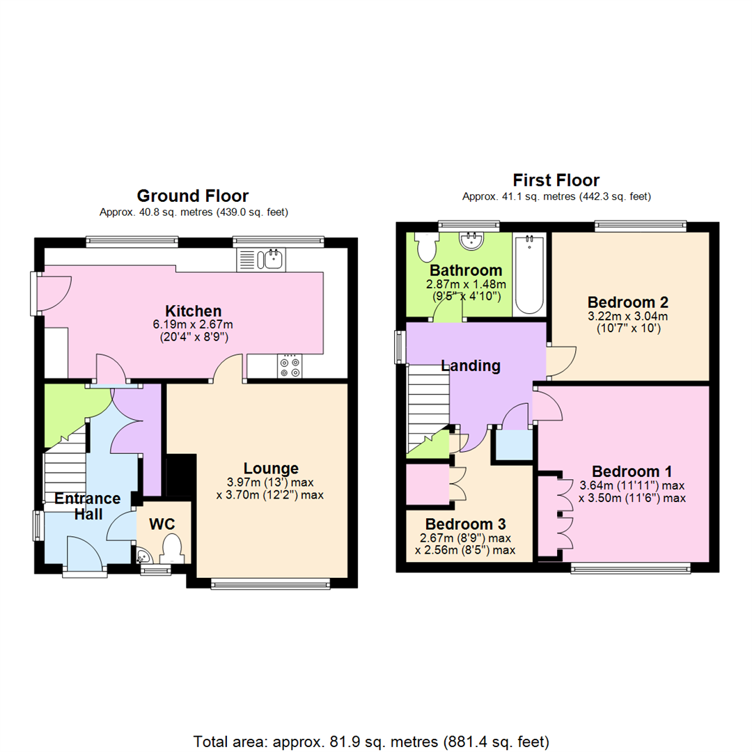 Queens Bower Road, Nottingham floorplan